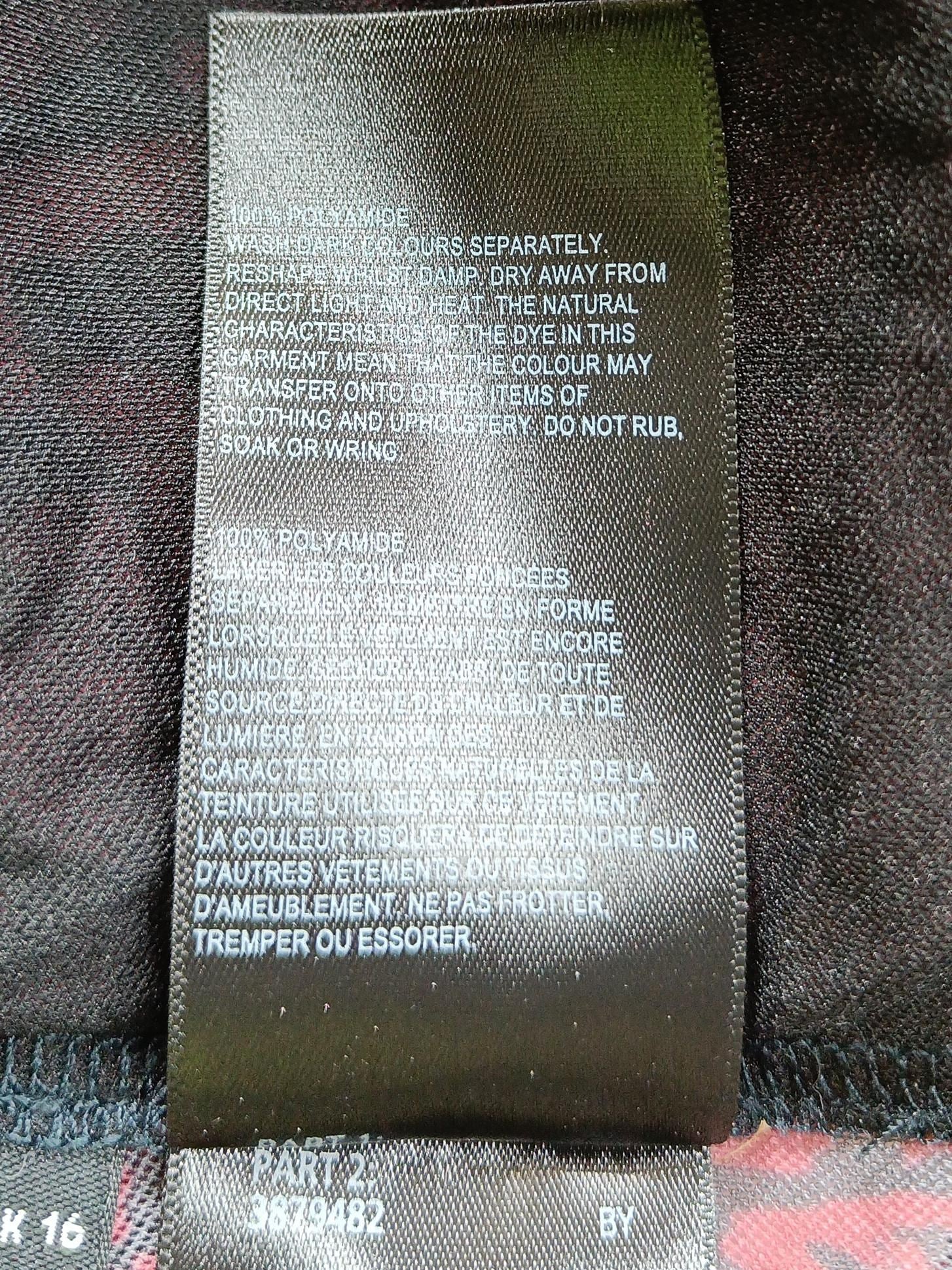 Whistles Women's Top UK 16 Red 100% Polyamide Basic - Image 6