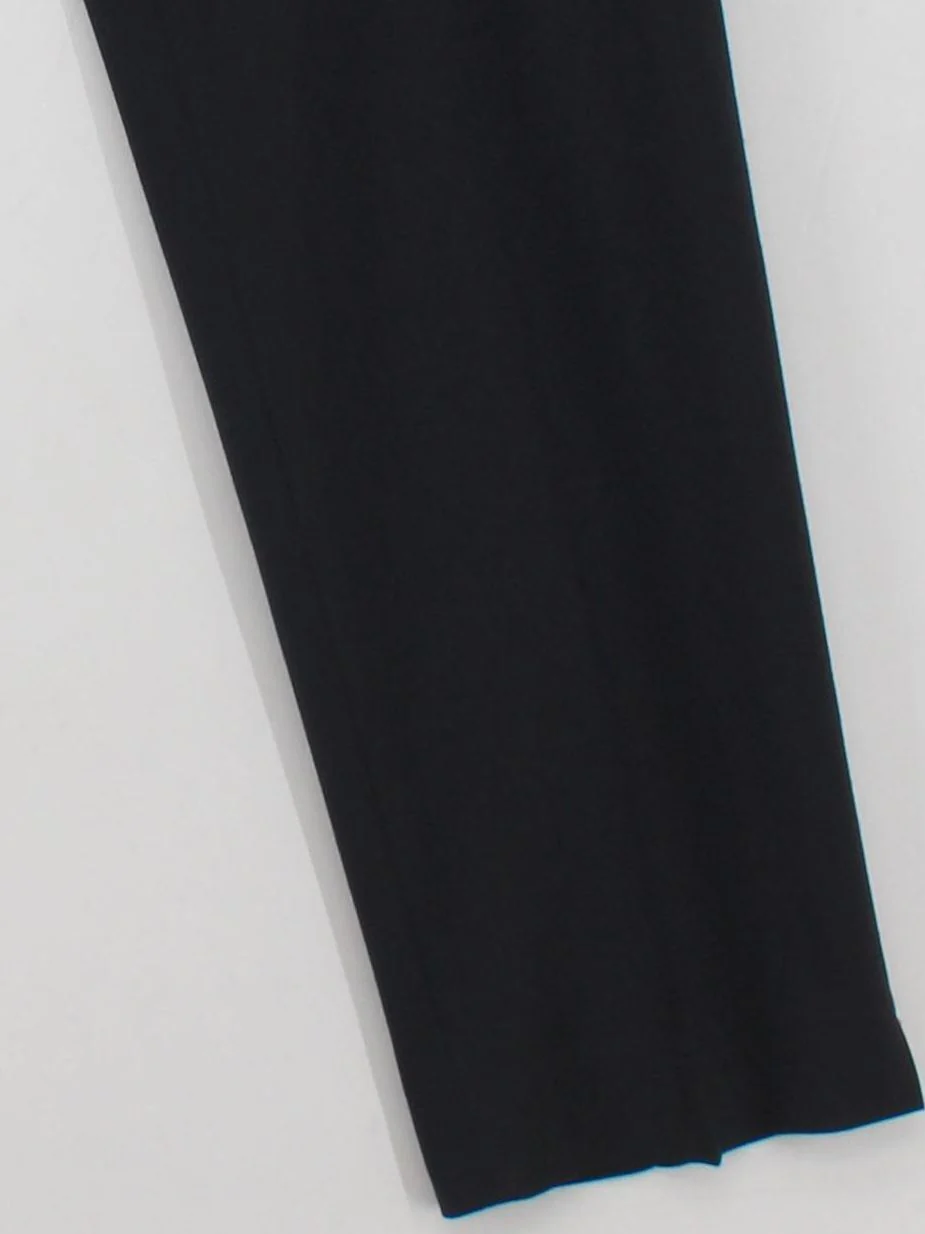 Whistles Women's Trousers S Black Polyester with Viscose, Elastane Tapered Capri - Image 4