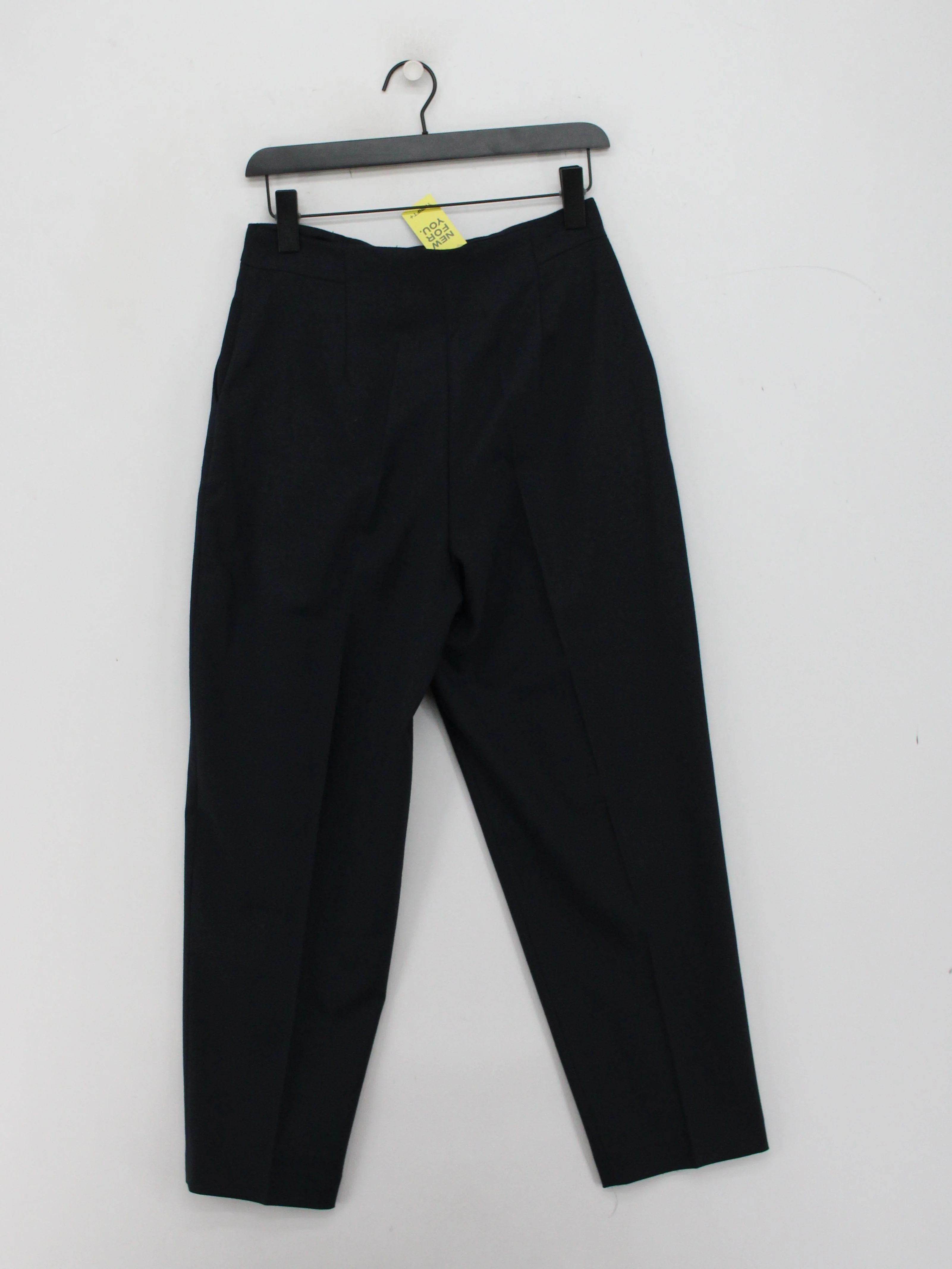 Whistles Women's Trousers UK 10 Black Polyester with Viscose, Elastane Chino - Image 2