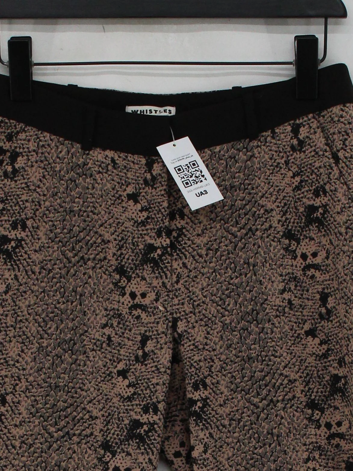 Whistles Women's Trousers UK 10 Brown Polyester - Image 3