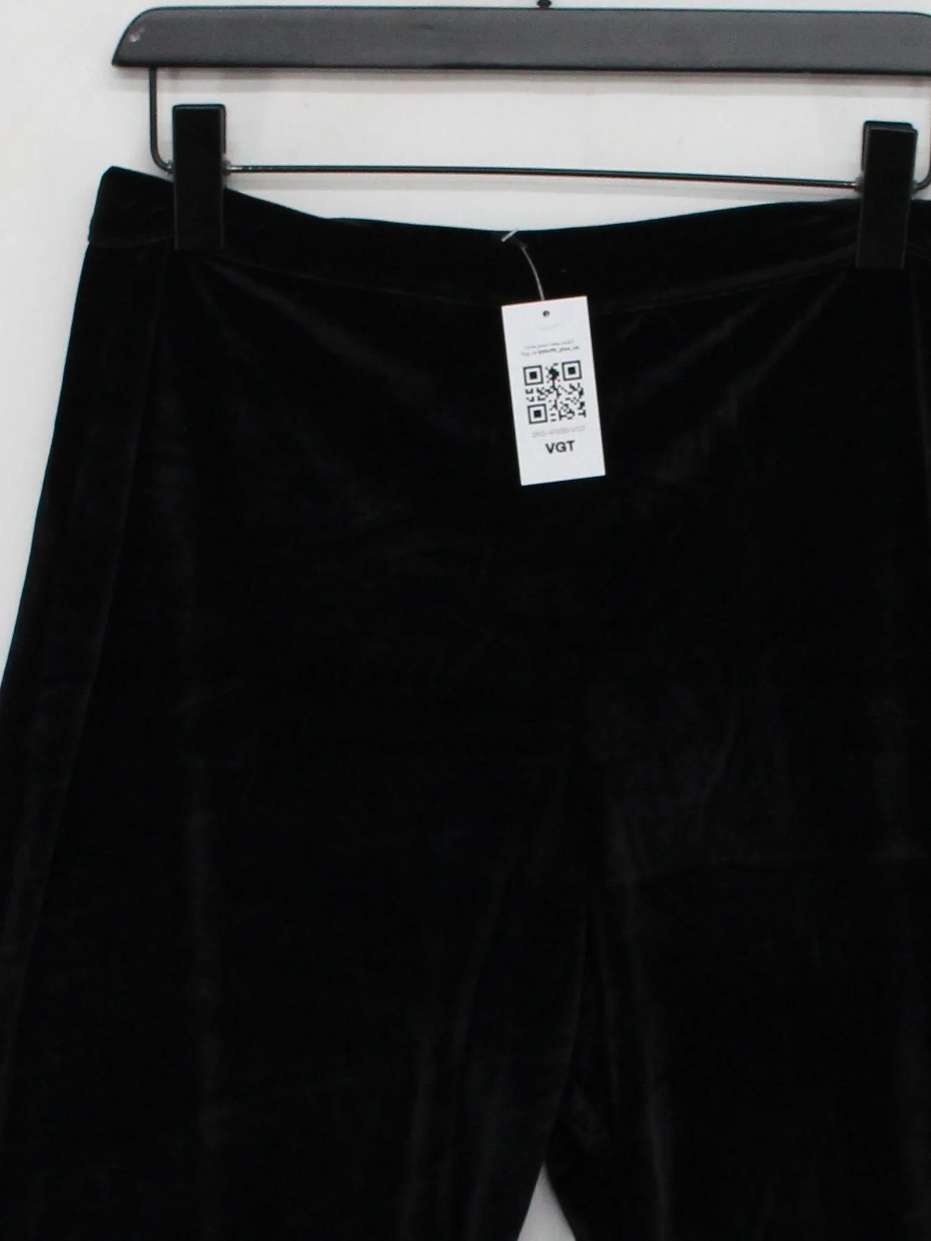 Whistles Women's Trousers UK 12 Black Polyester with Elastane Wide-Leg Cropped - Image 3