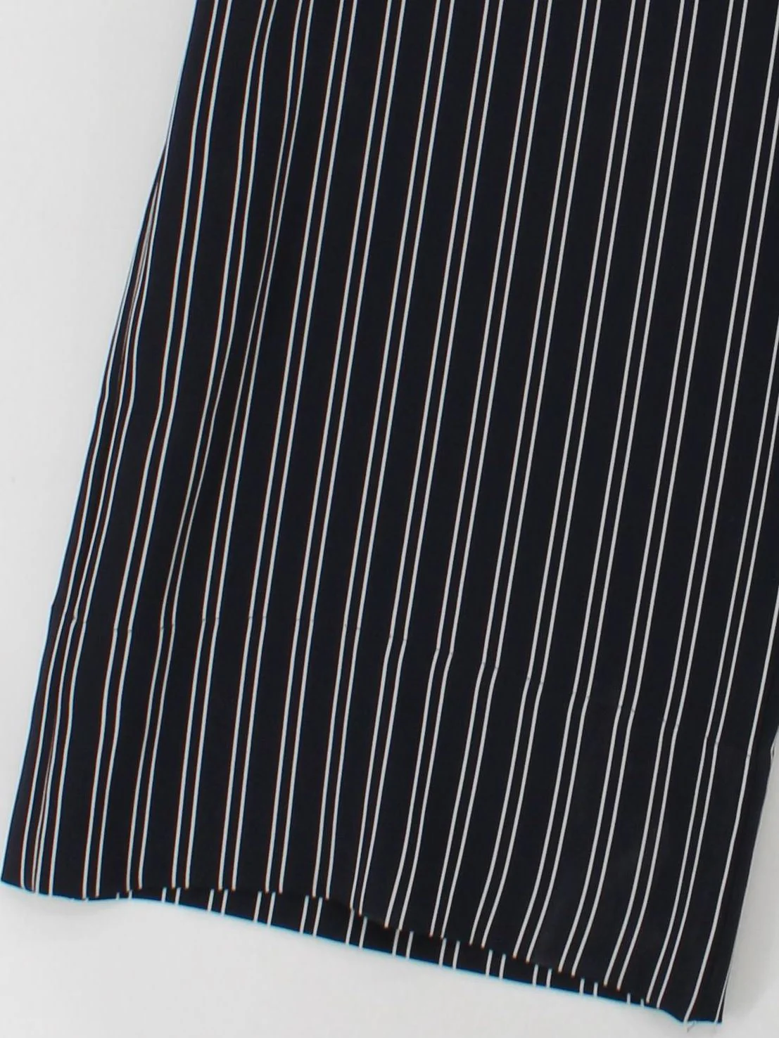 Whistles Women's Trousers UK 16 Black Striped 100% Other Wide-Leg Cropped - Image 4