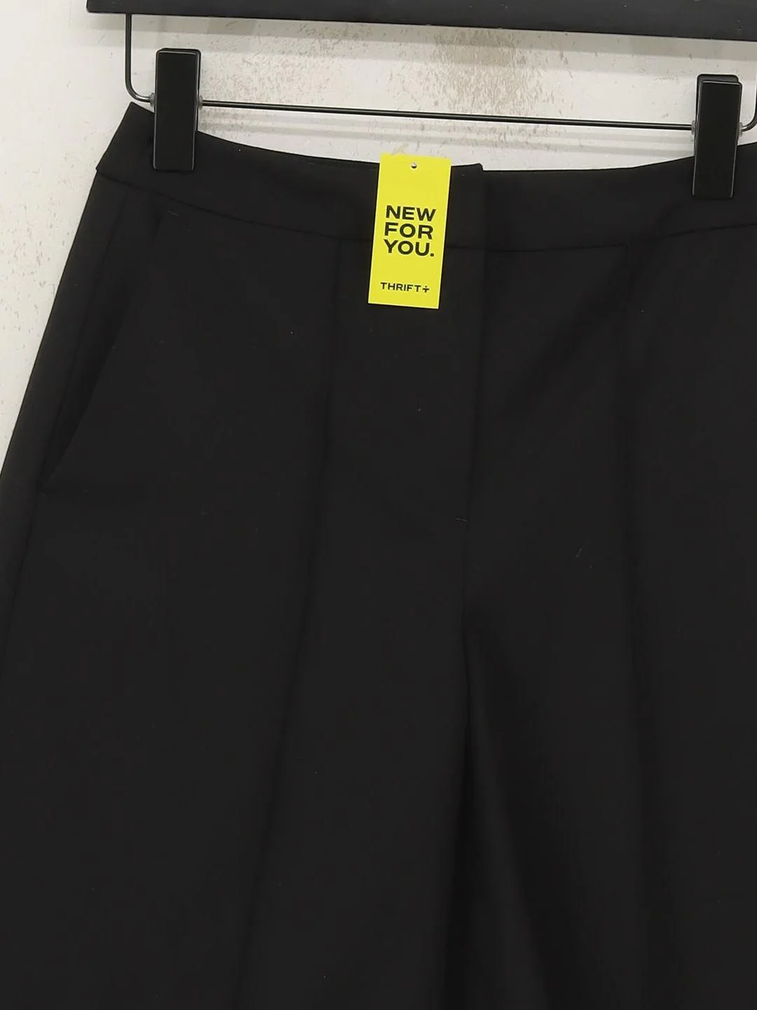 Whistles Women's Trousers UK 6 Black 100% Other Wide-Leg Capri - Image 3