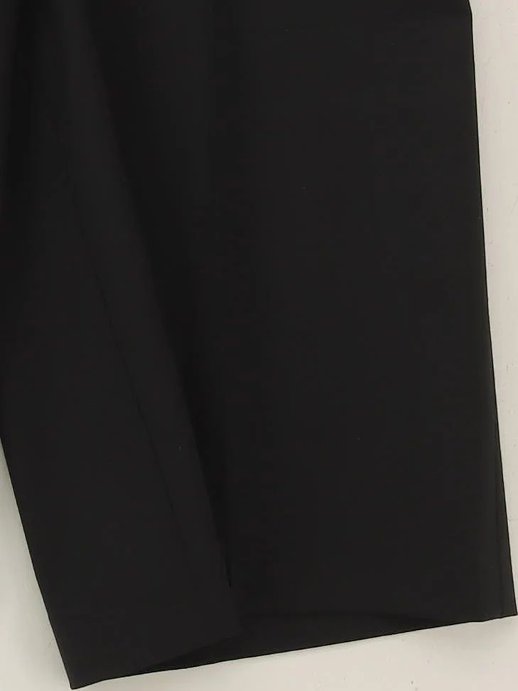 Whistles Women's Trousers UK 6 Black 100% Other Wide-Leg Capri - Image 4
