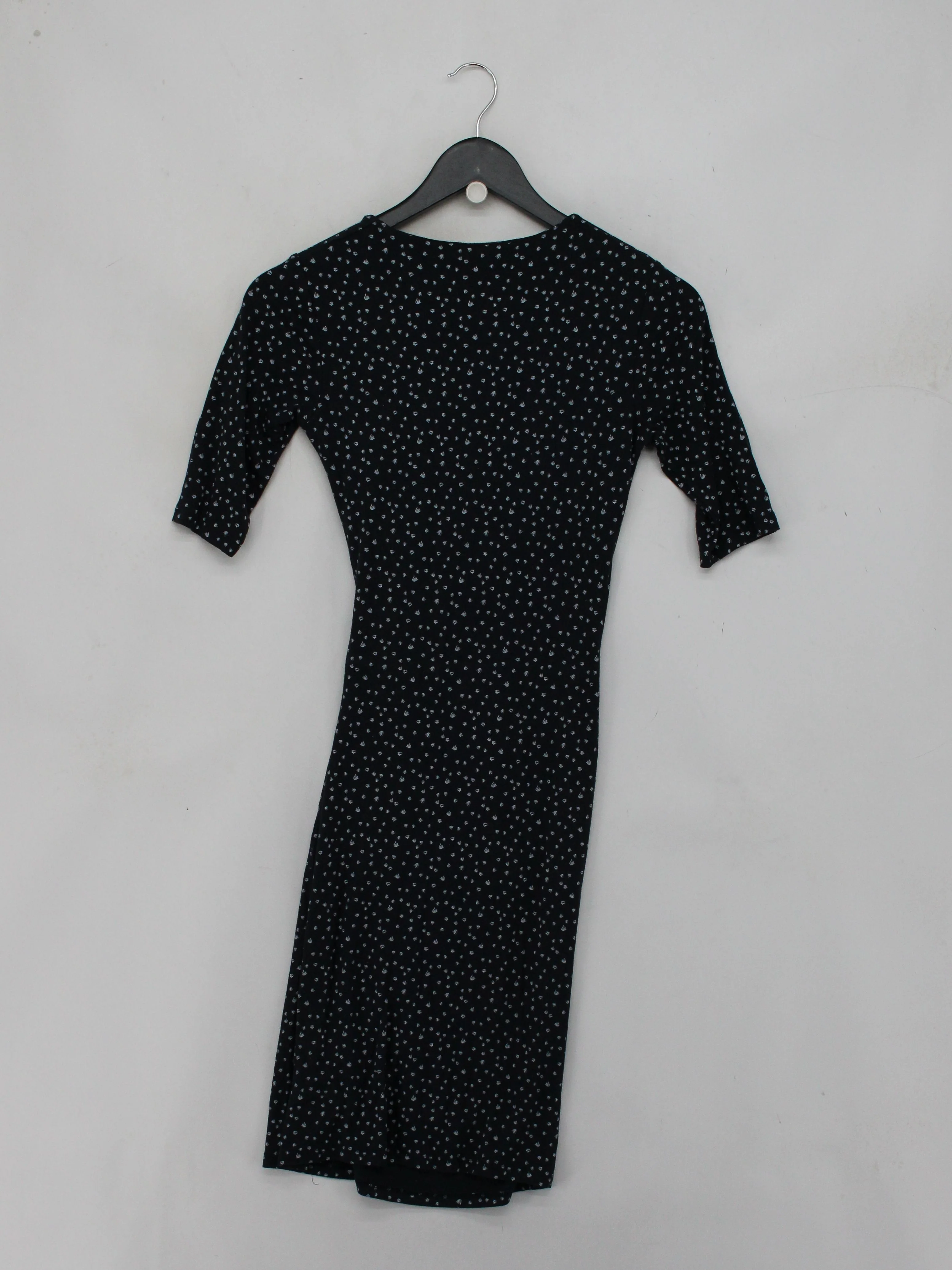 Whistles Wrap Midi Dress S in Black - Image 2
