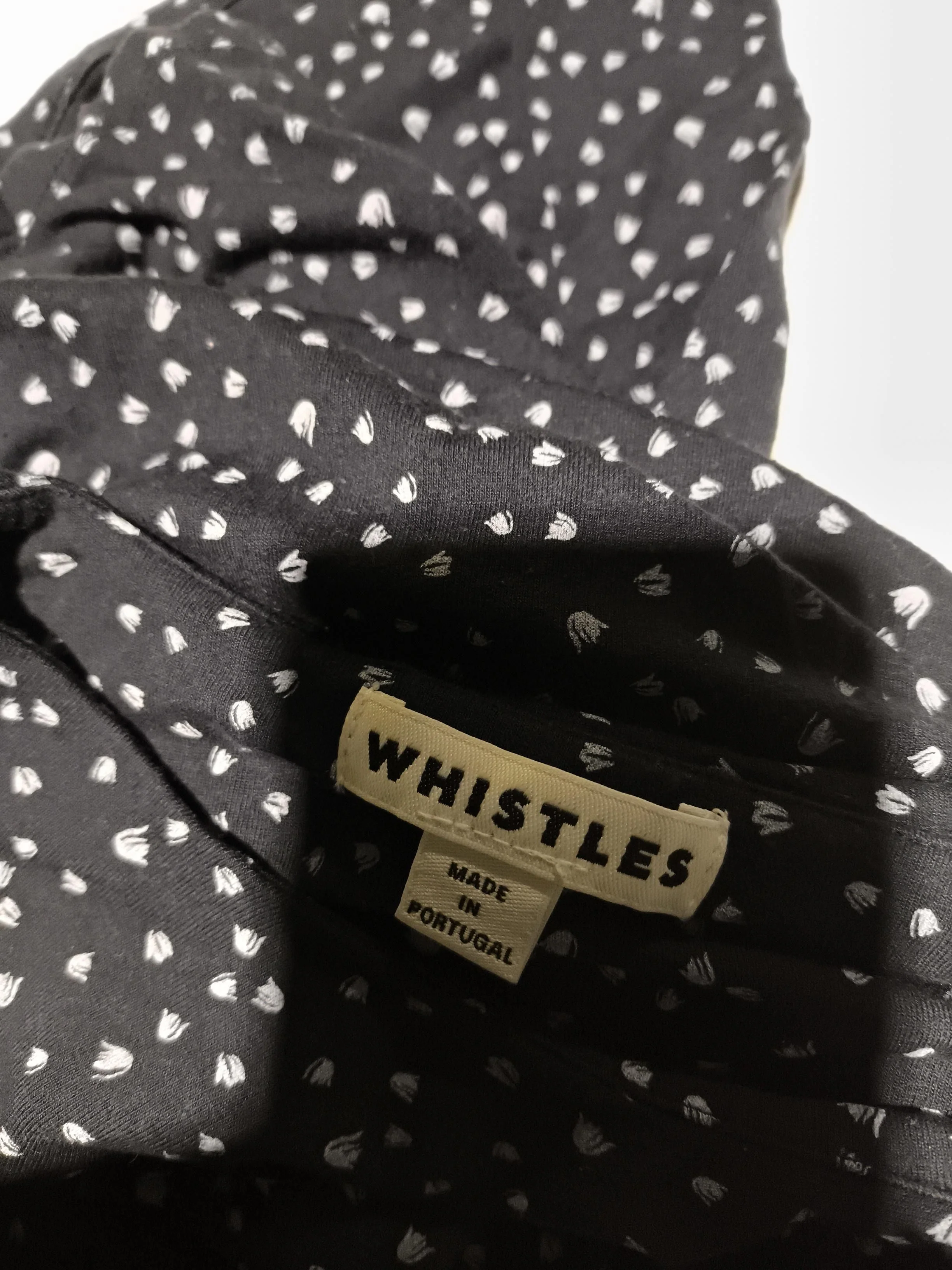 Whistles Wrap Midi Dress S in Black - Image 5