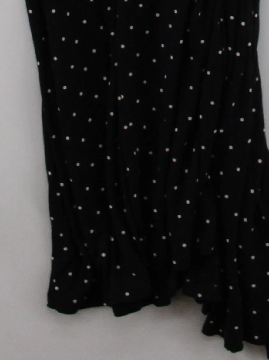 Whistles Wrap Midi Dress UK16 in Black - Image 4