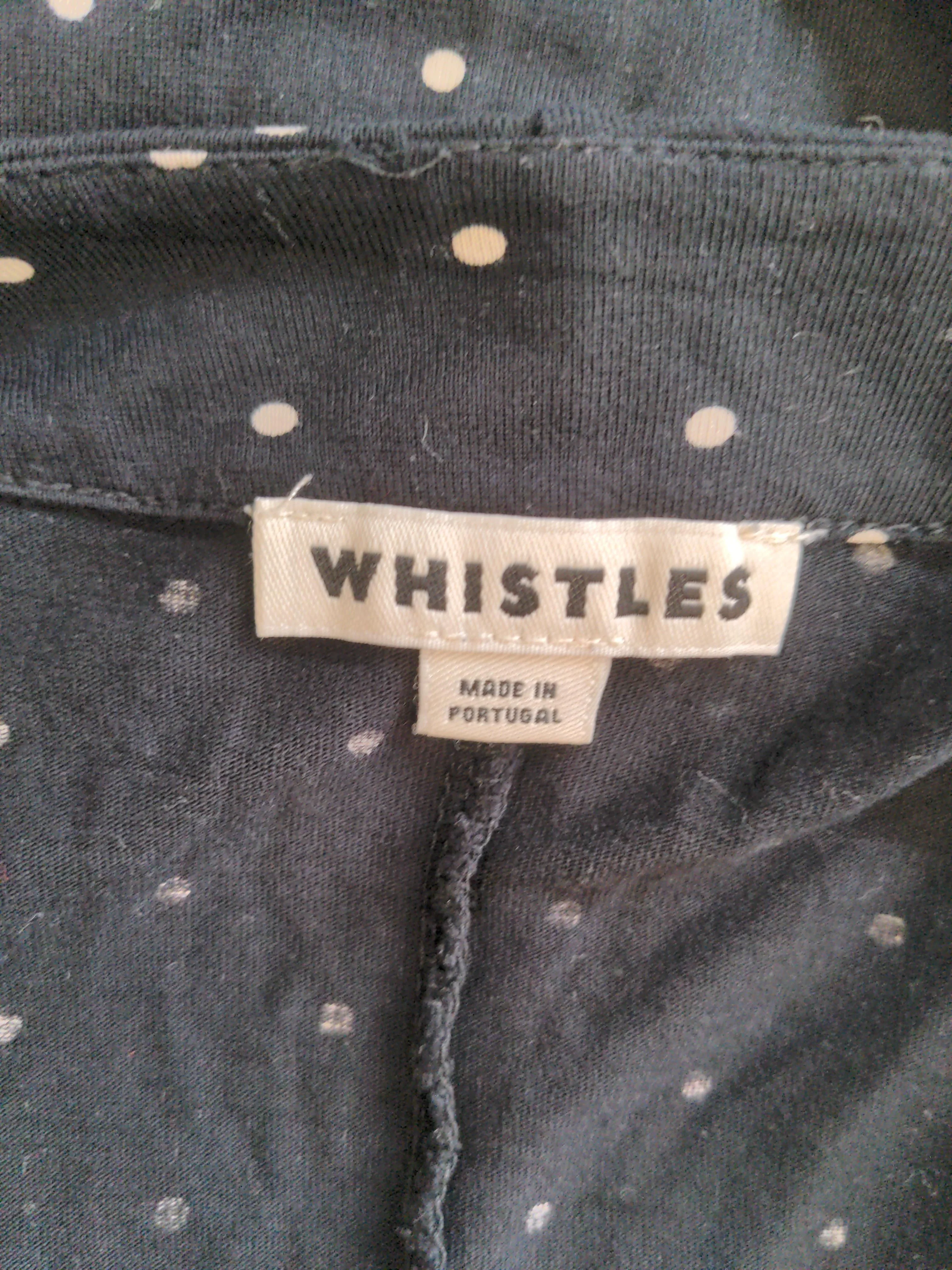 Whistles Wrap Midi Dress UK16 in Black - Image 5