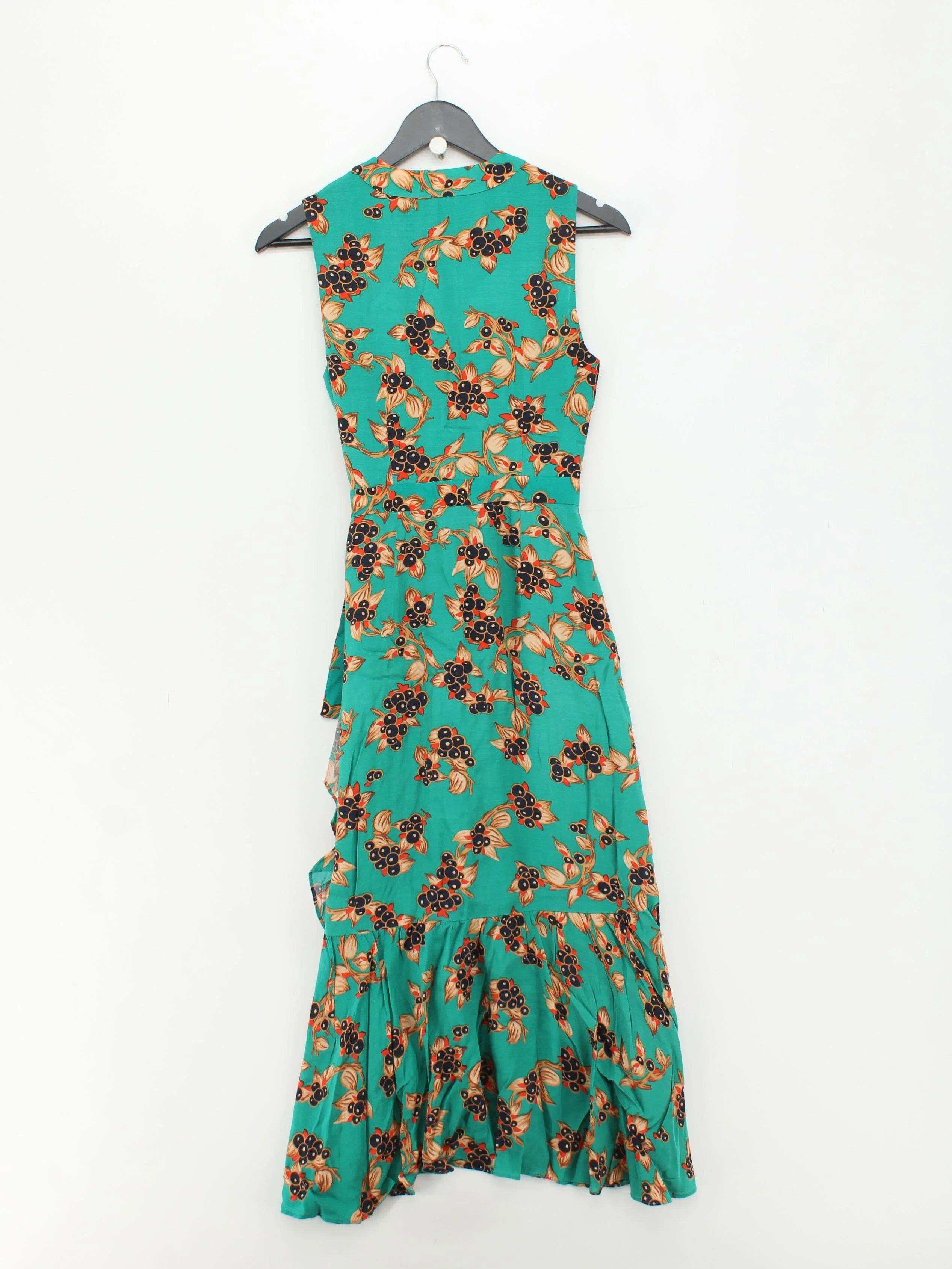Whistles Wrap Midi Dress UK6 in Green - Image 2