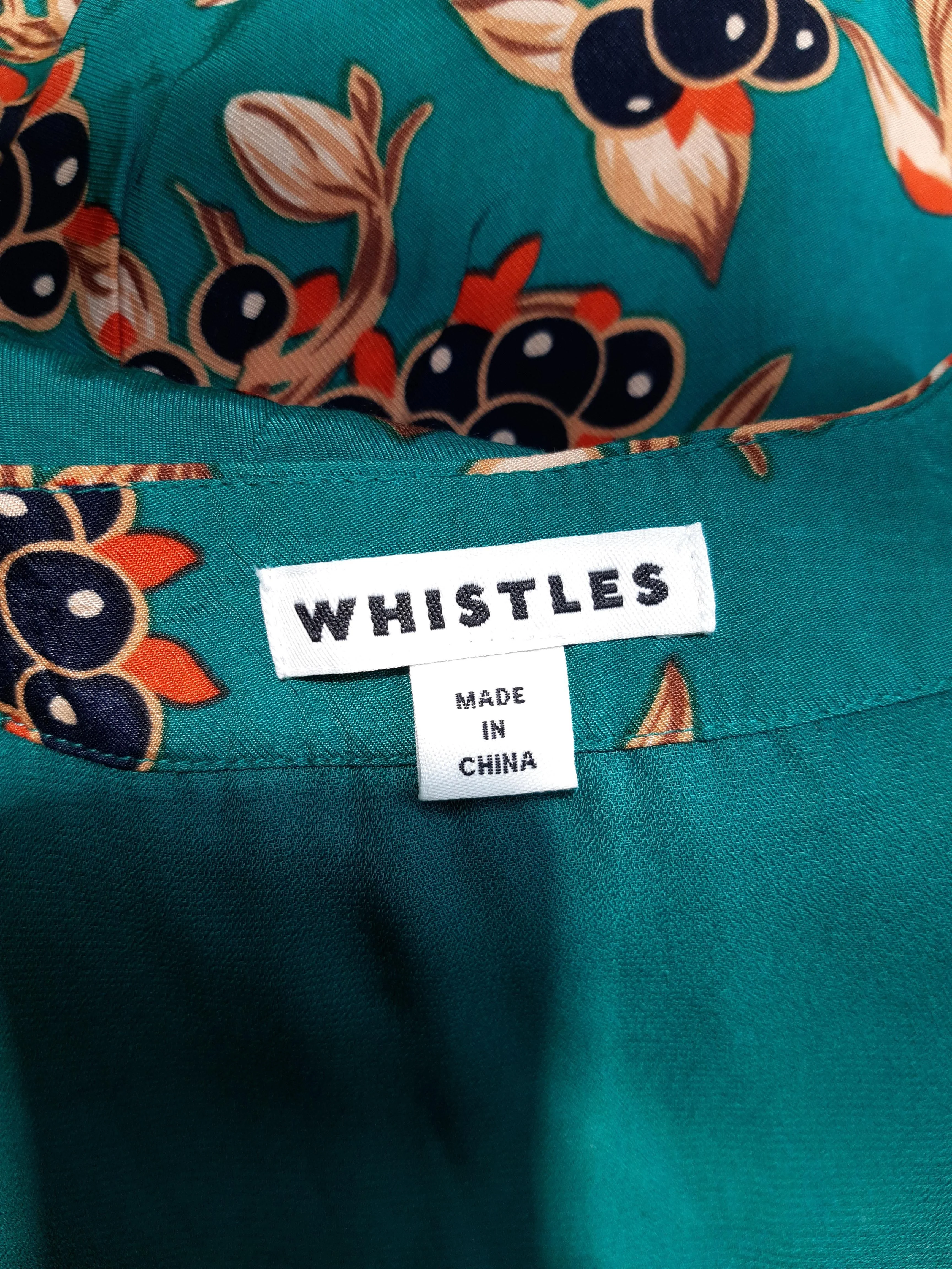 Whistles Wrap Midi Dress UK6 in Green - Image 5