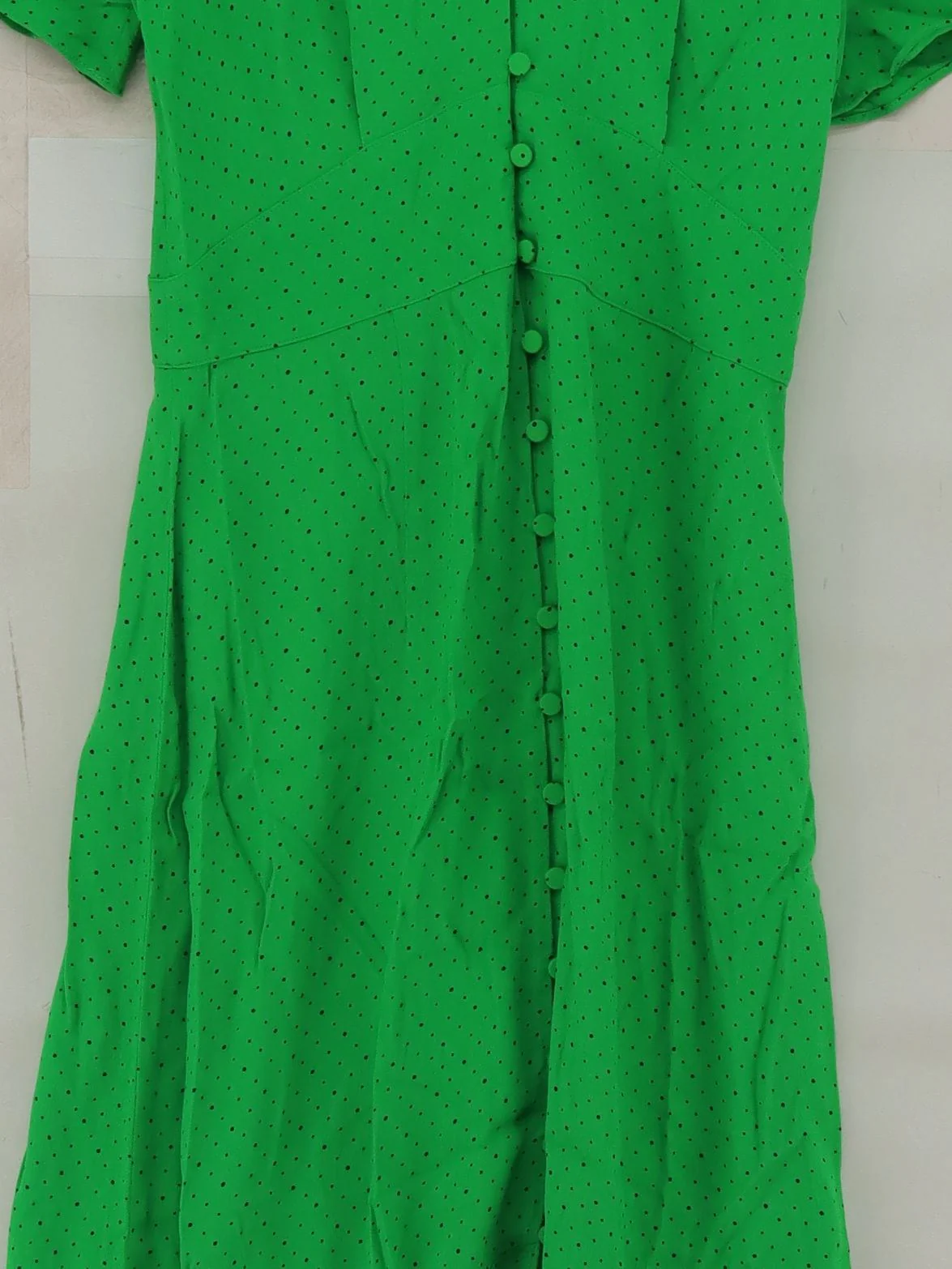 Whistles Wrap Midi Dress UK6 in Green - Image 3