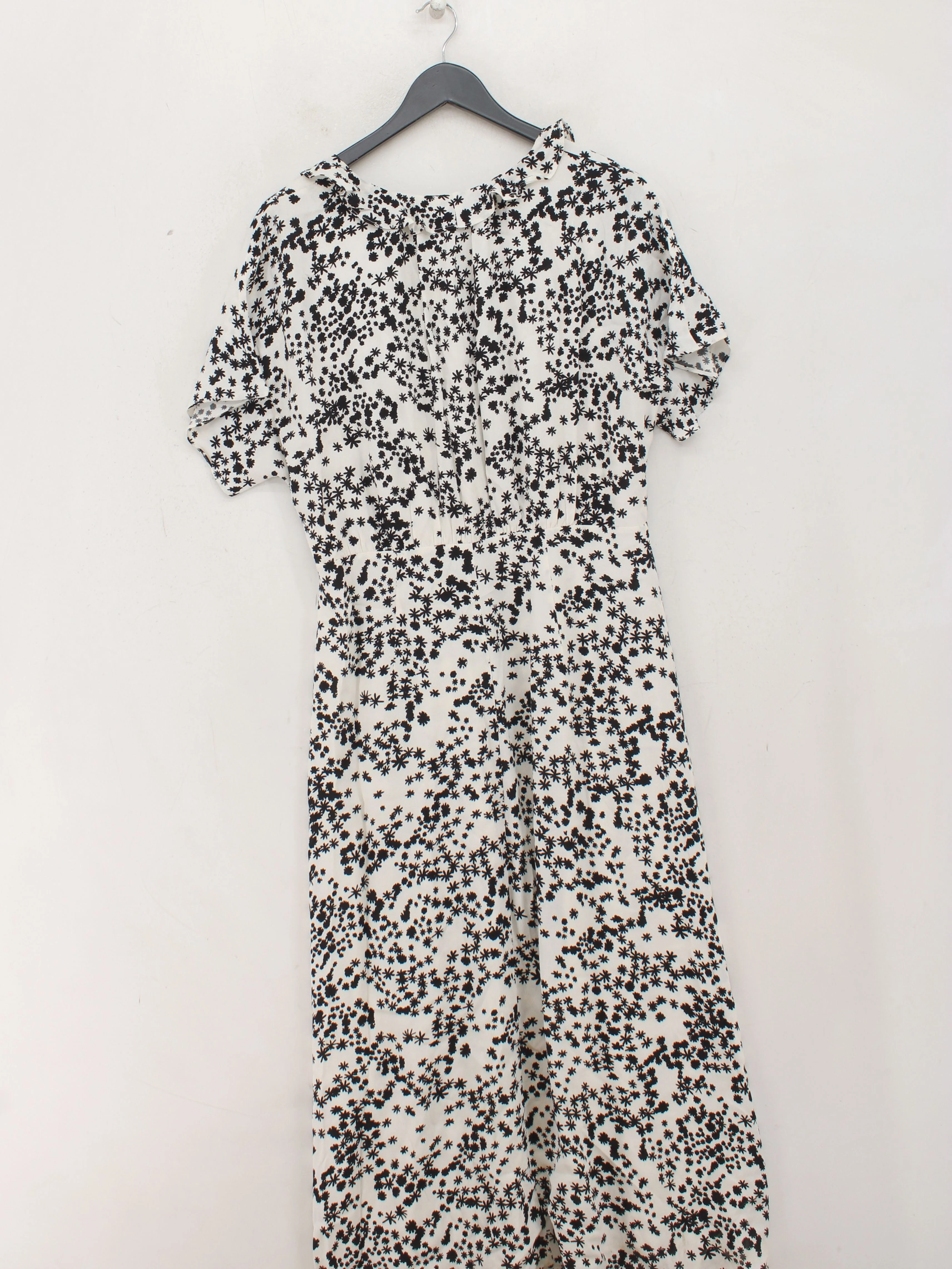 Whistles Wrap Midi Dress UK8 in White - Image 2
