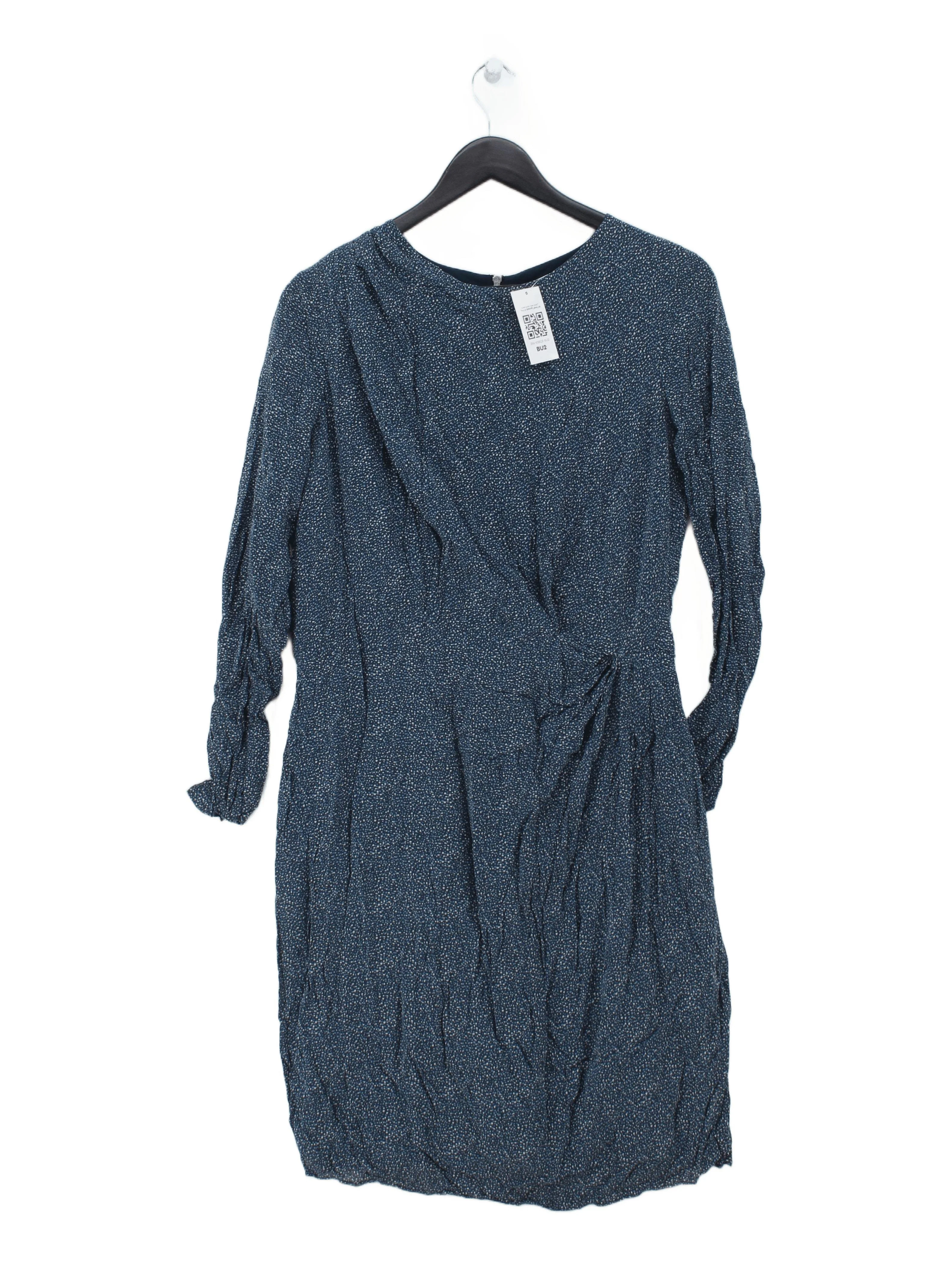 Whistles Wrap Mini Dress M in Blue