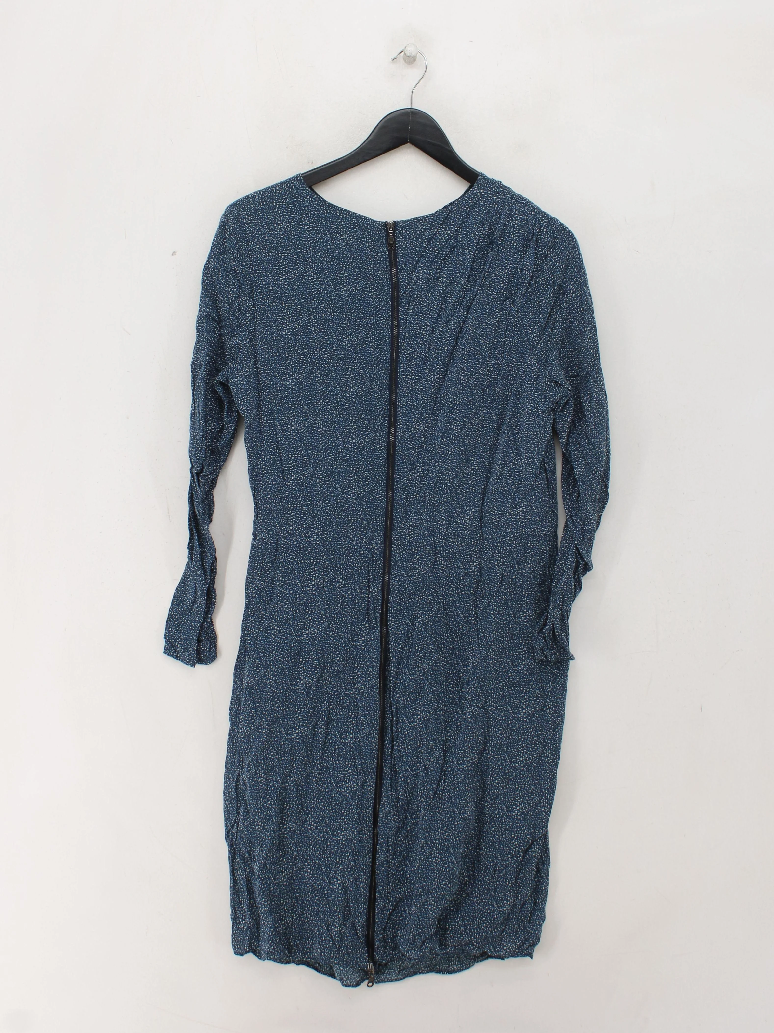Whistles Wrap Mini Dress M in Blue - Image 2