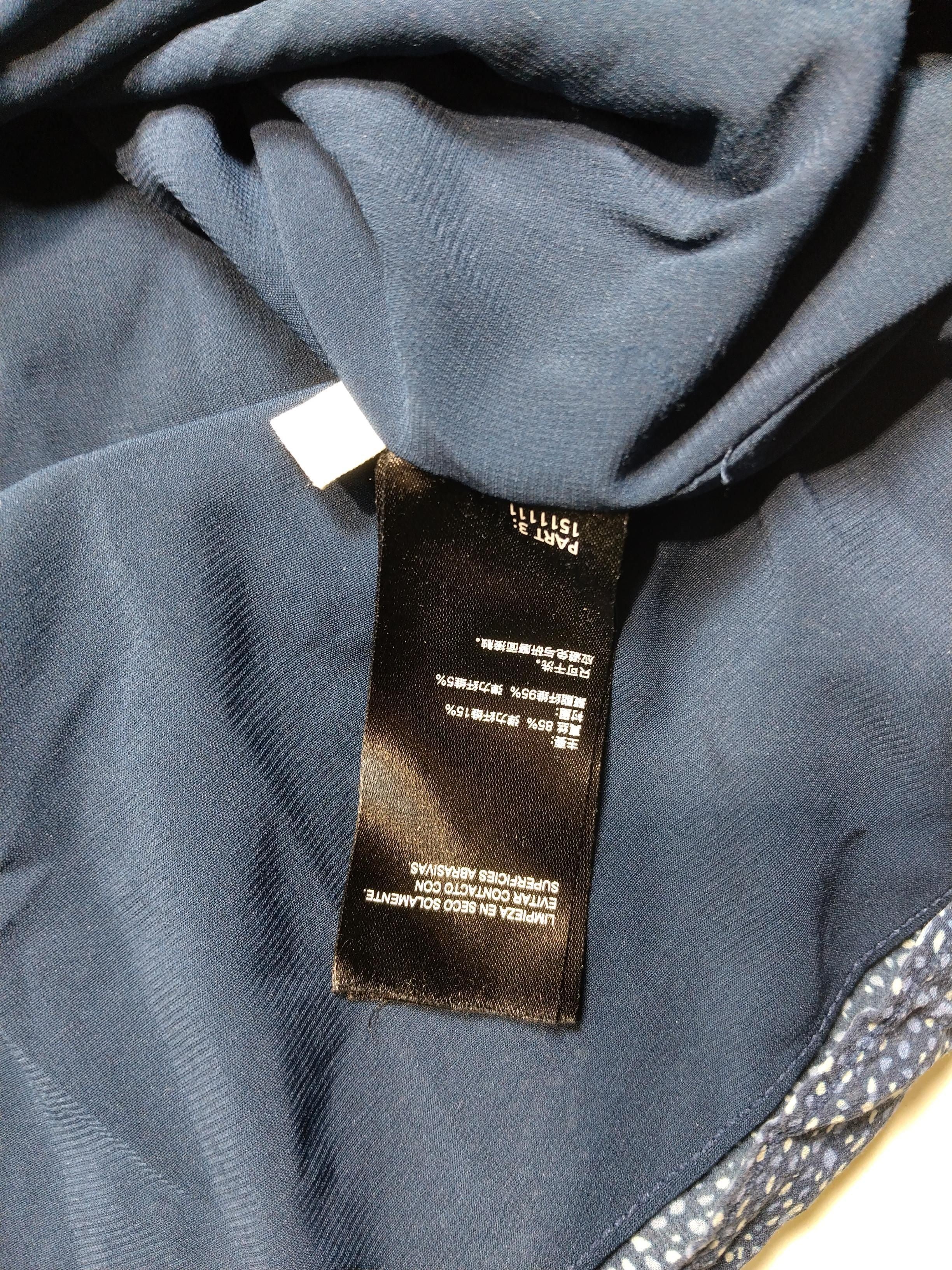 Whistles Wrap Mini Dress M in Blue - Image 6