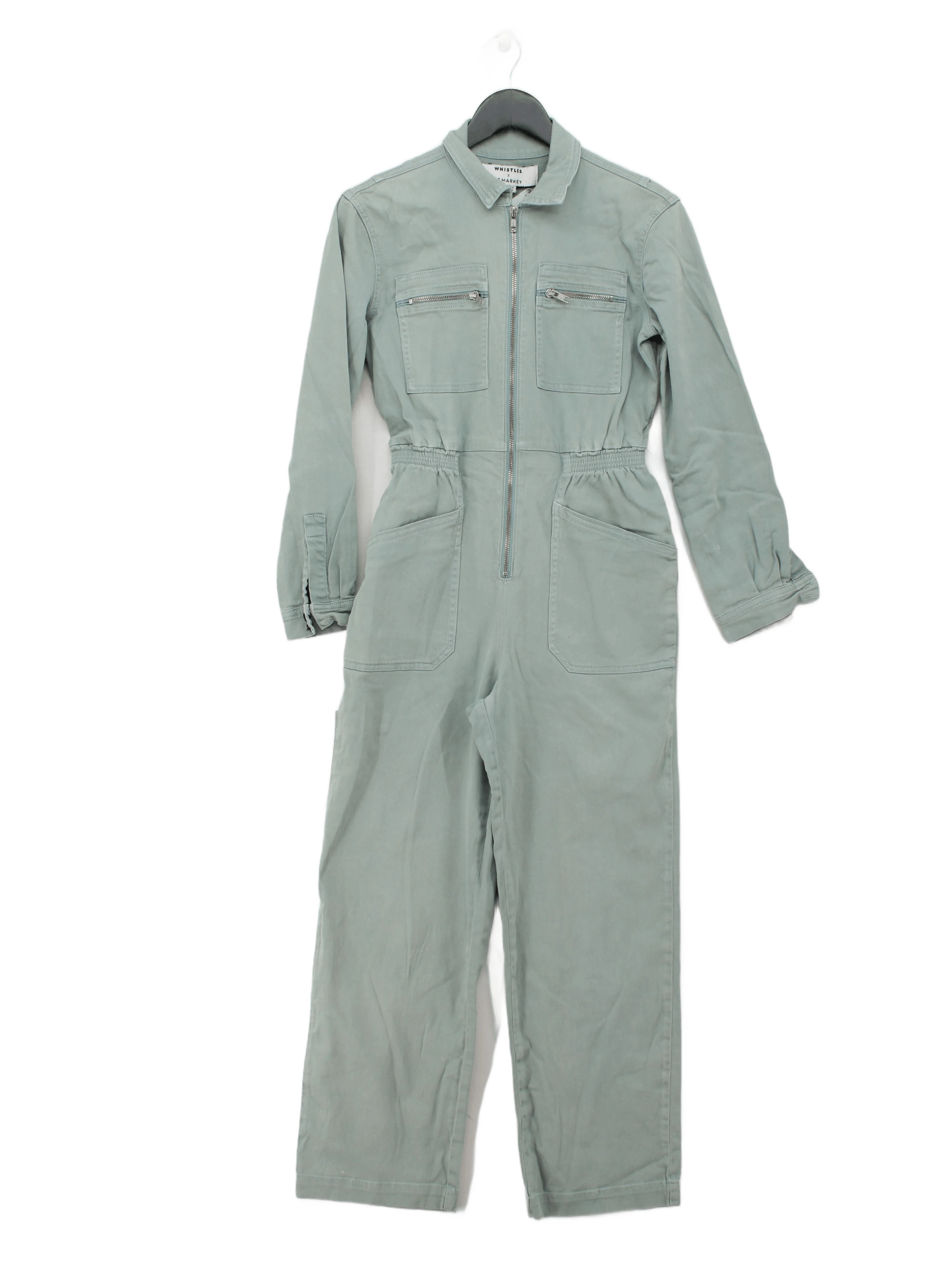 Whistles X L.F. Markey Women's Jumpsuit UK 4 Green 100% Other Straight Jumpsuit
