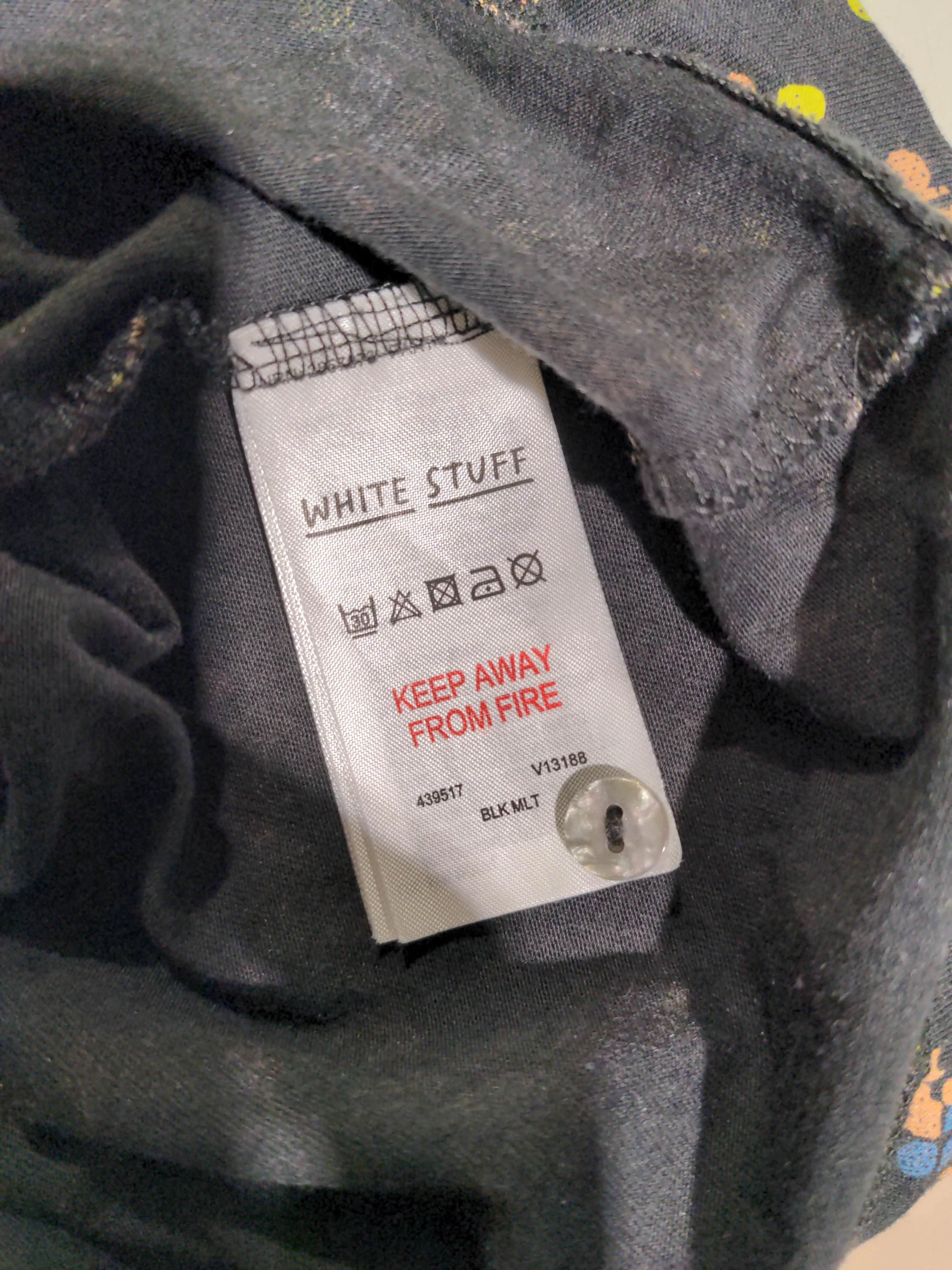 White Stuff A-Line Midi Dress UK10 in Black - Image 6