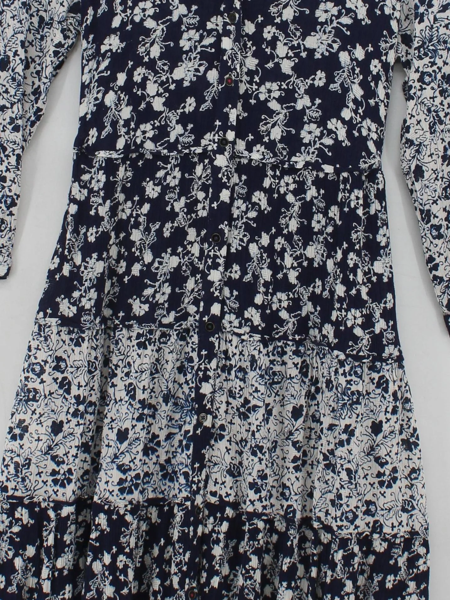 White Stuff A-Line Midi Dress UK10 in Blue - Image 3