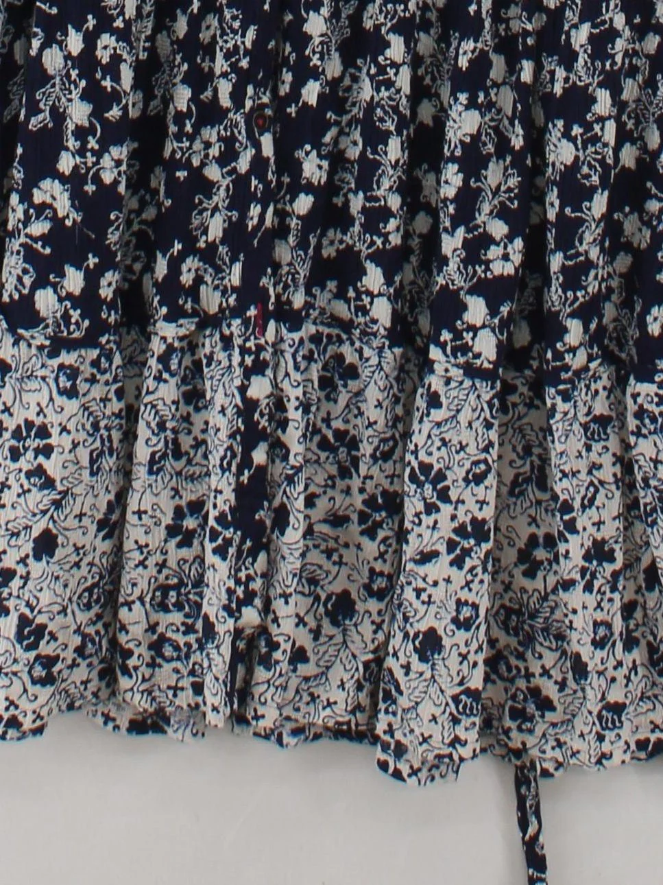 White Stuff A-Line Midi Dress UK10 in Blue - Image 4