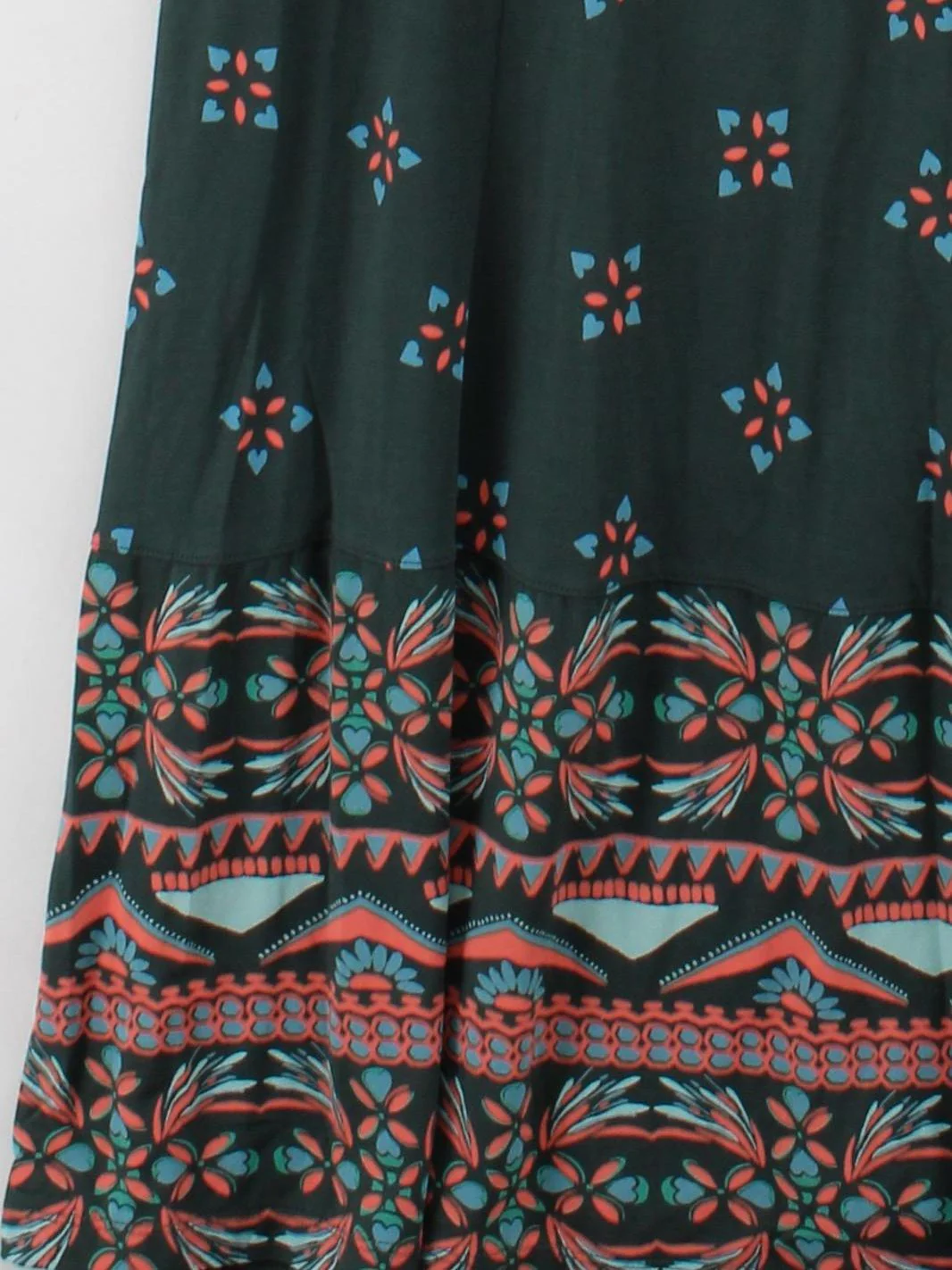 White Stuff A-Line Midi Dress UK18 in Green - Image 4