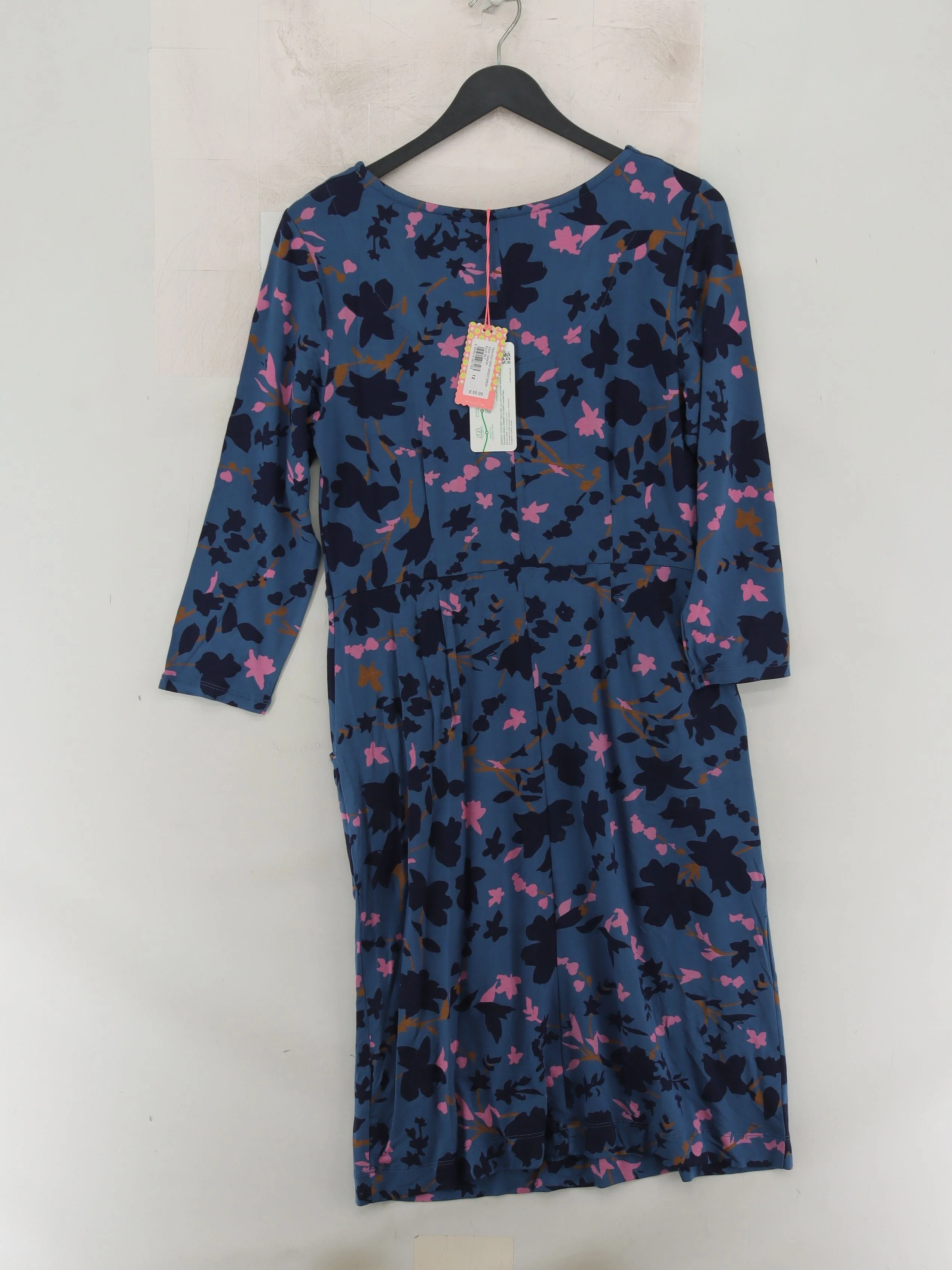 White Stuff Jumper Midi Dress UK12 in Blue - Image 2
