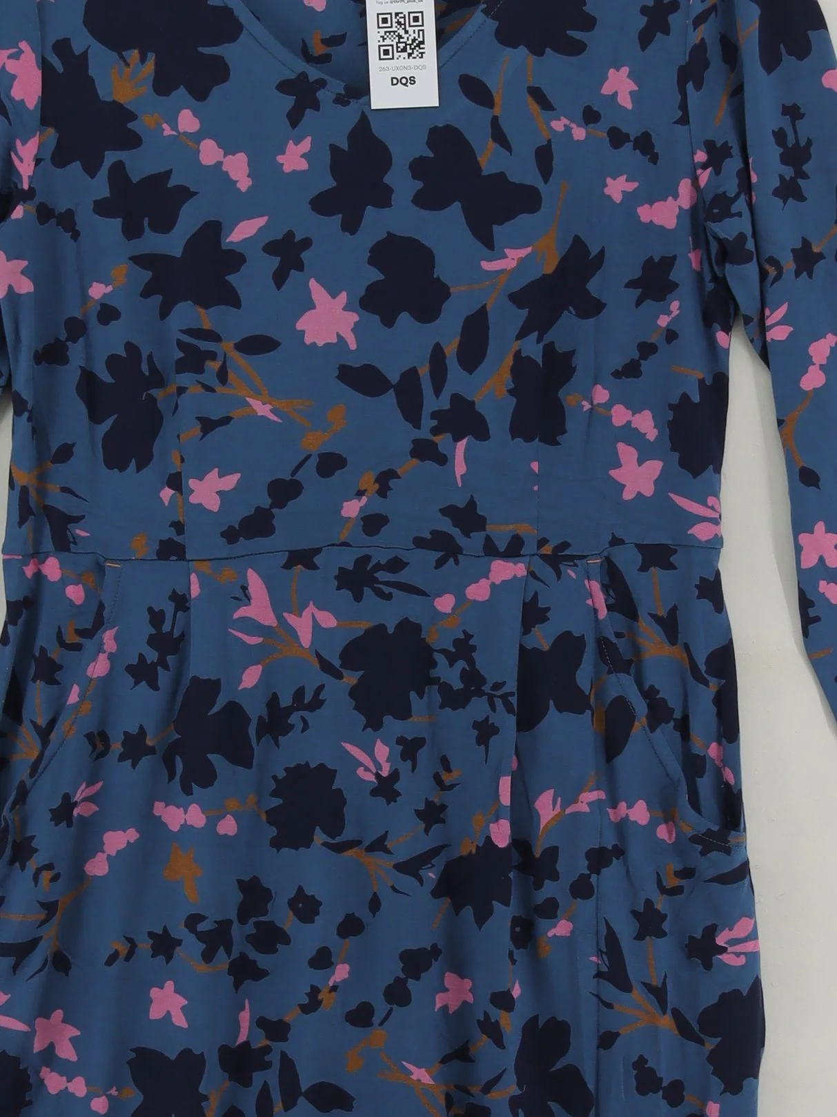 White Stuff Jumper Midi Dress UK12 in Blue - Image 3