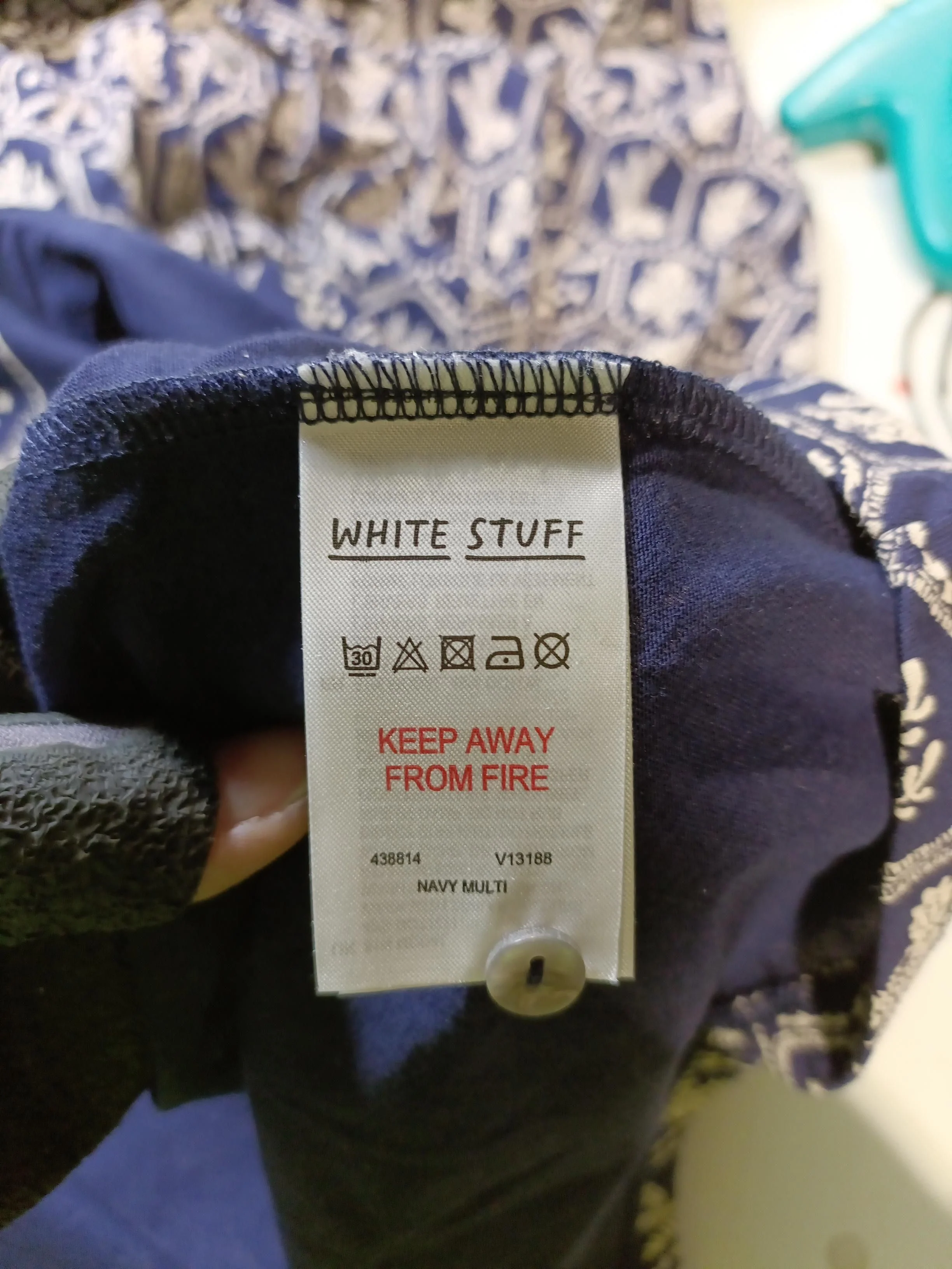 White Stuff Maxi Dress UK18 in Blue - Image 6