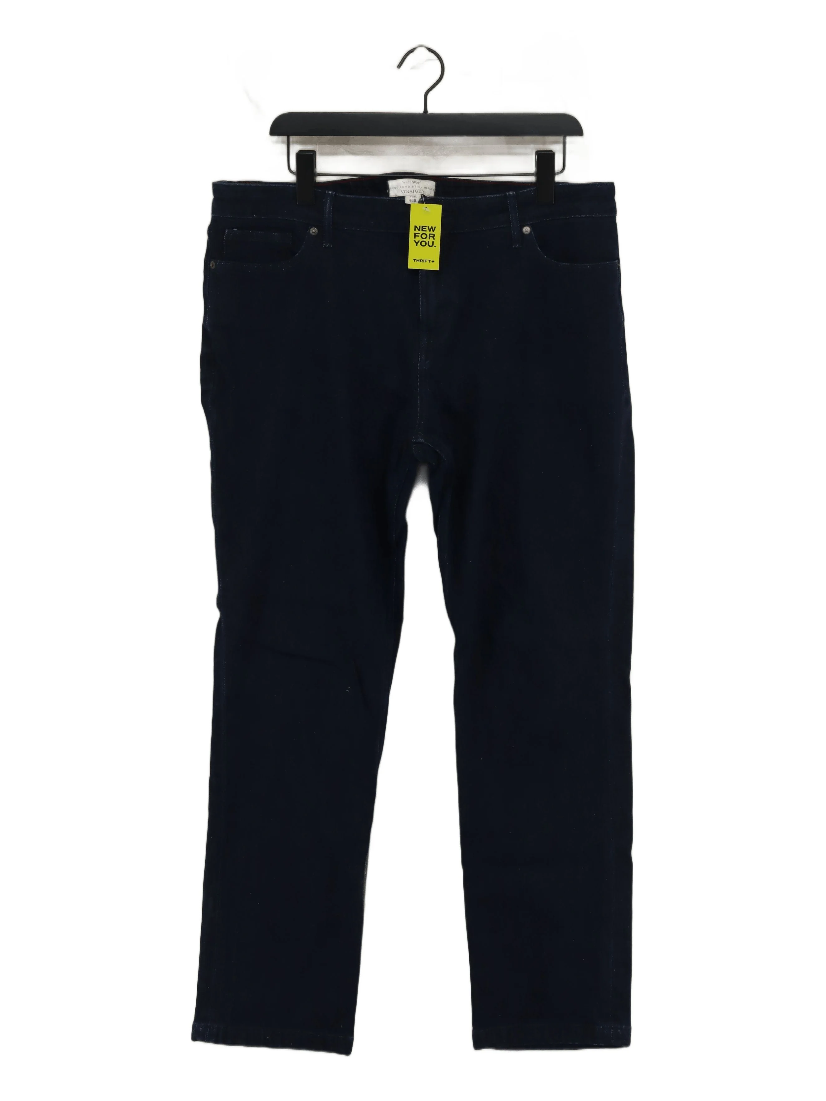 White Stuff Men's Jeans W 18 in Blue Cotton with Elastane Straight
