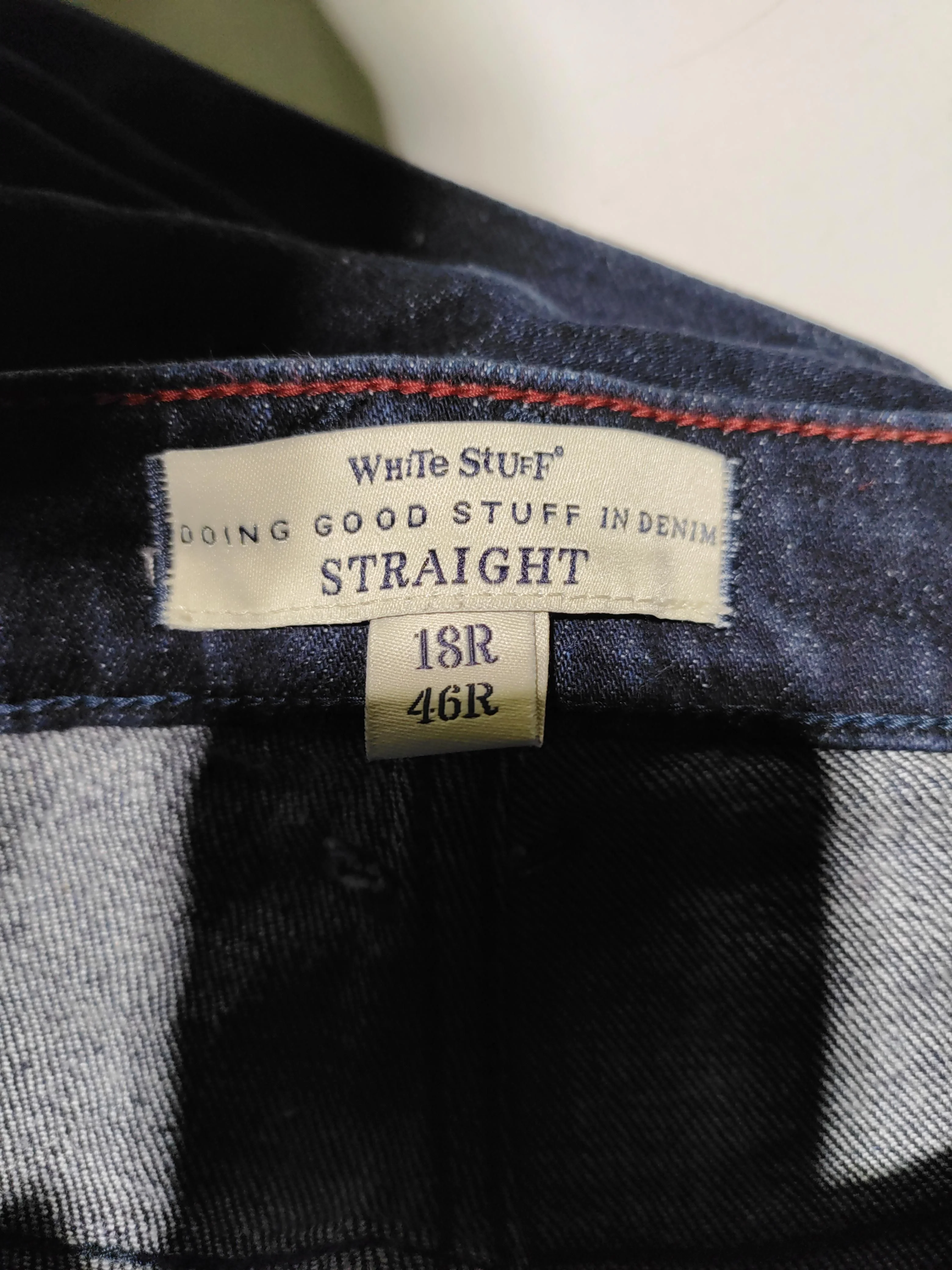 White Stuff Men's Jeans W 18 in Blue Cotton with Elastane Straight - Image 5