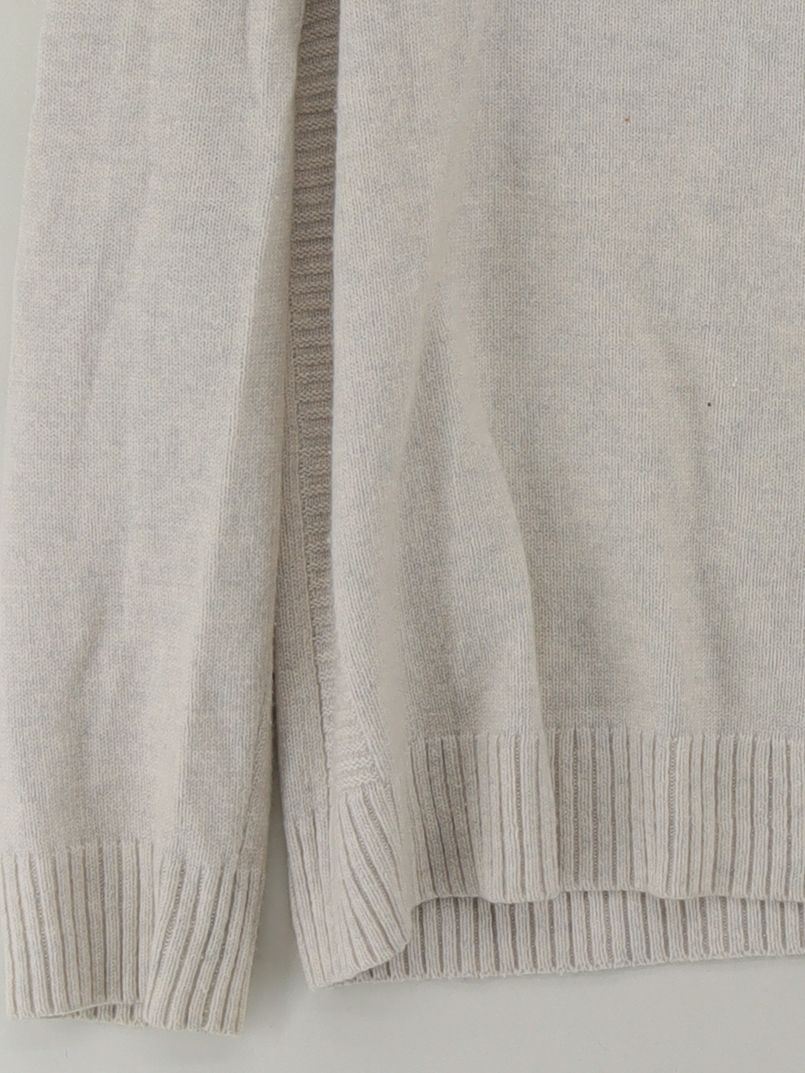 White Stuff Men's Jumper M Cream Wool with Cotton Round Neck Pullover - Image 4