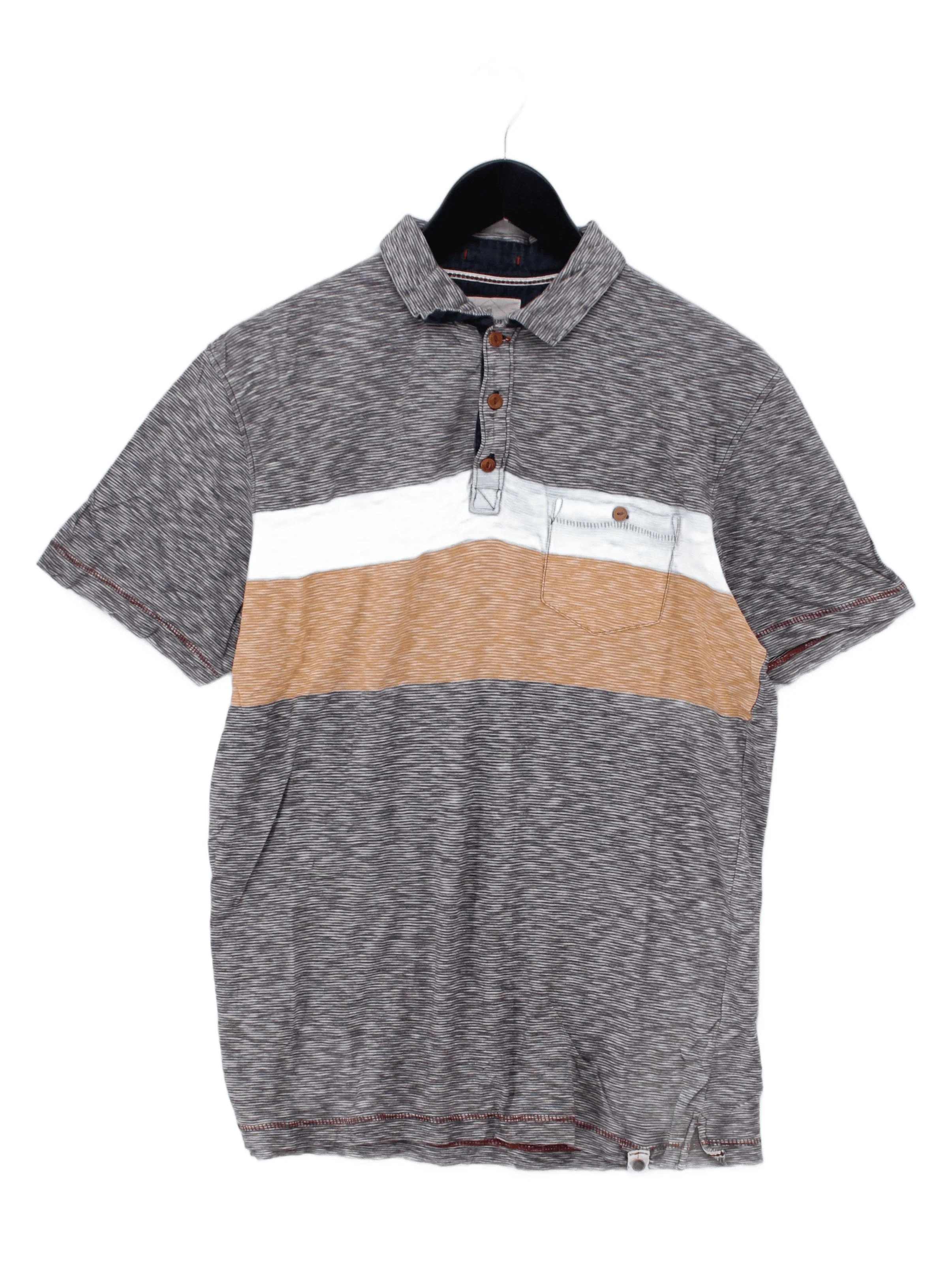 White Stuff Men's Polo S Multi Graphic 100% Cotton Basic