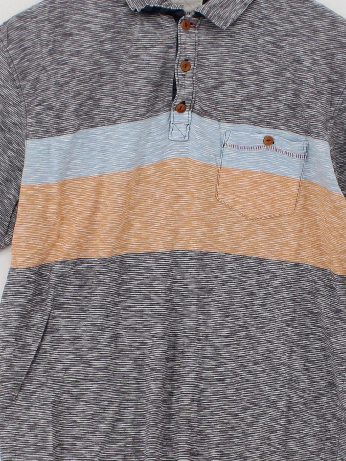 White Stuff Men's Polo S Multi Graphic 100% Cotton Basic - Image 3