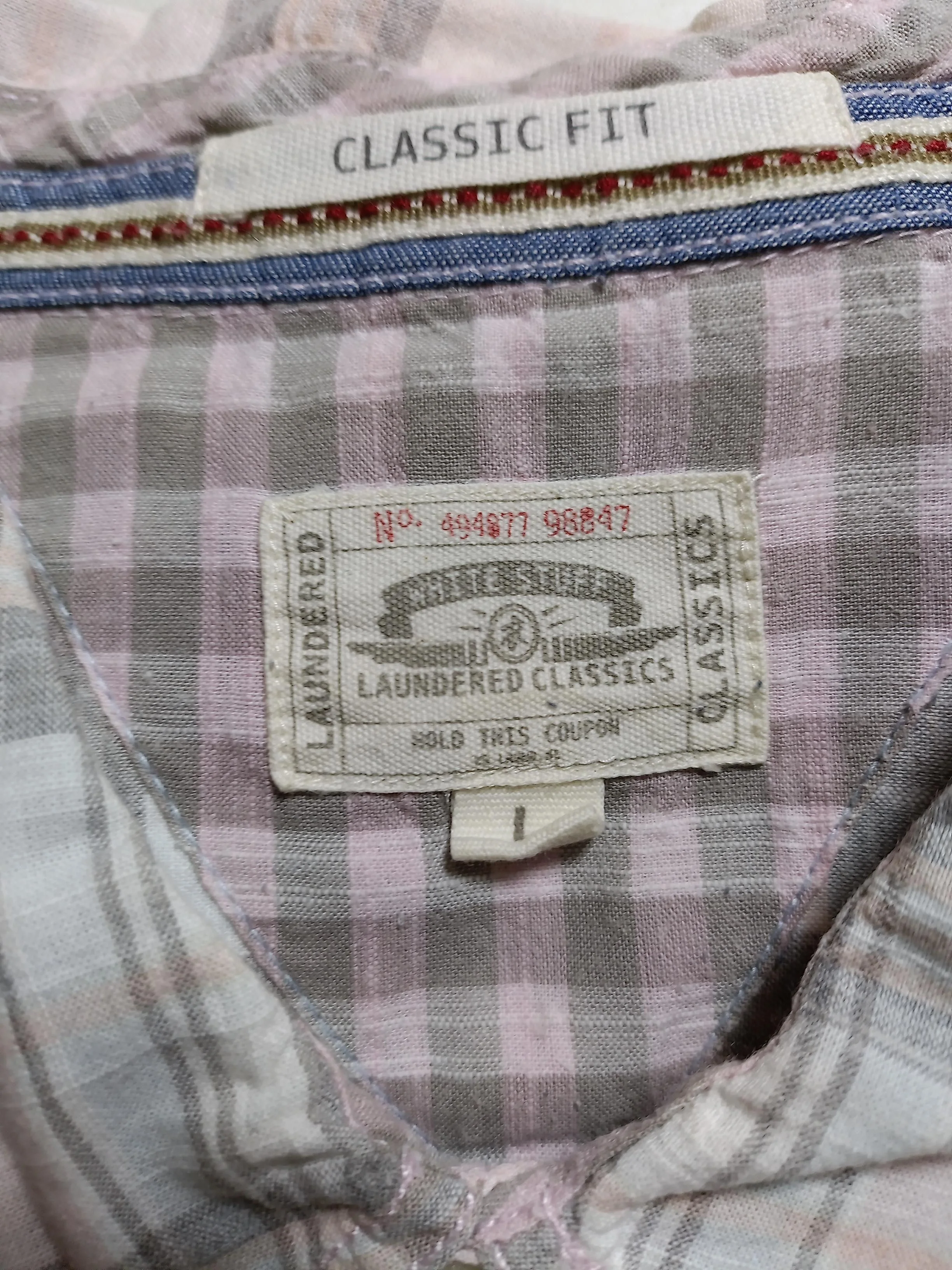 White Stuff Men's Shirt L Multi Checkered 100% Cotton Basic - Image 5