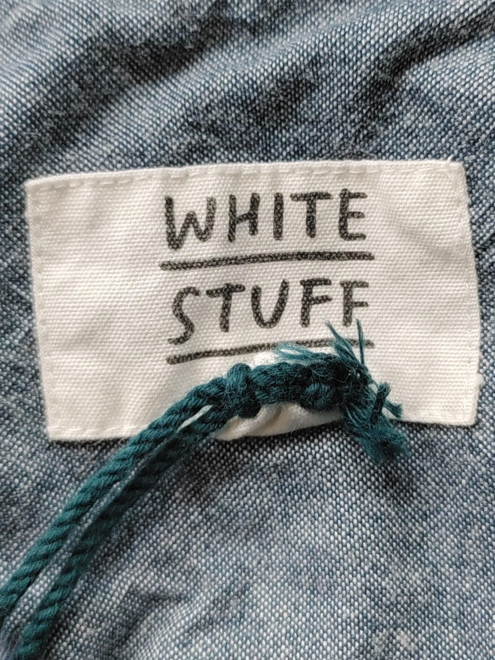 White Stuff Men's Shirt M Grey Cotton with Elastane Basic - Image 5