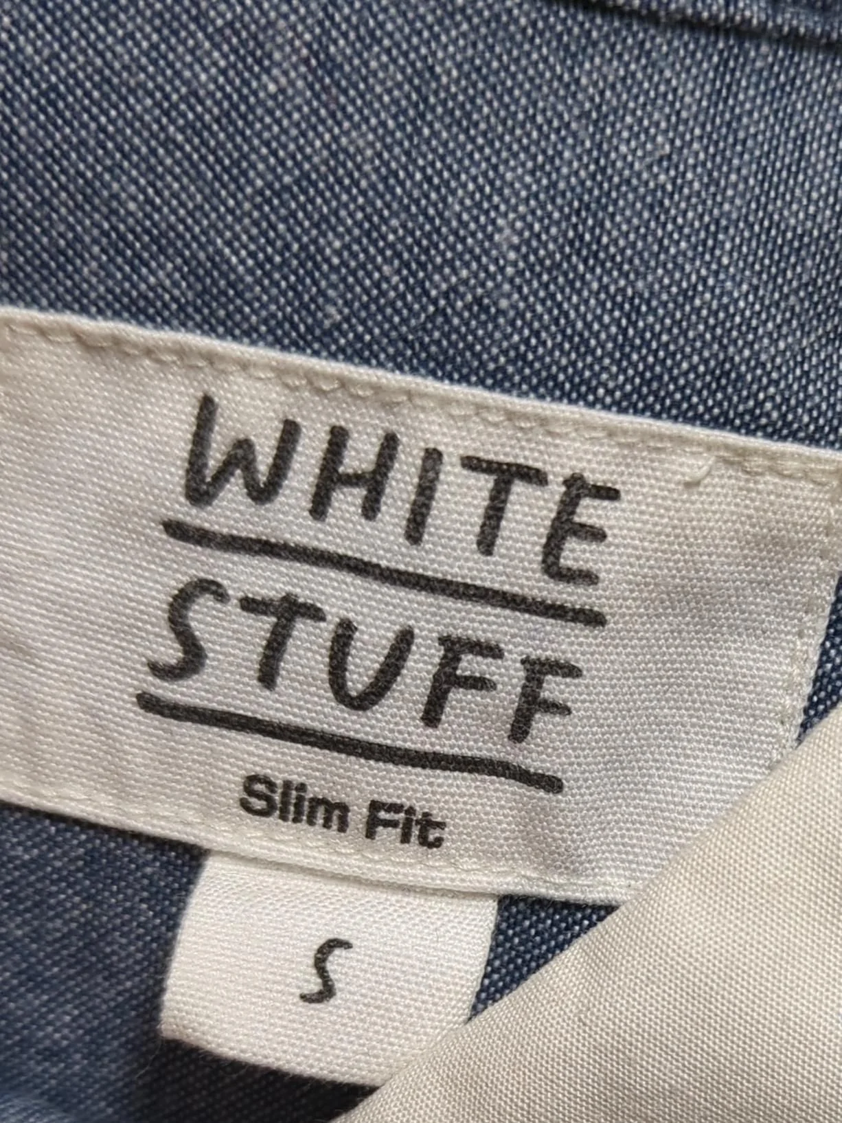 White Stuff Men's Shirt S White 100% Cotton Basic - Image 5