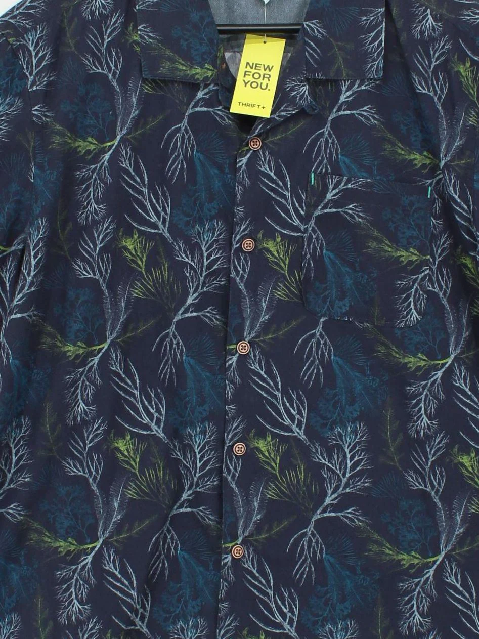 White Stuff Men's Shirt XL Blue 100% Cotton Basic - Image 3