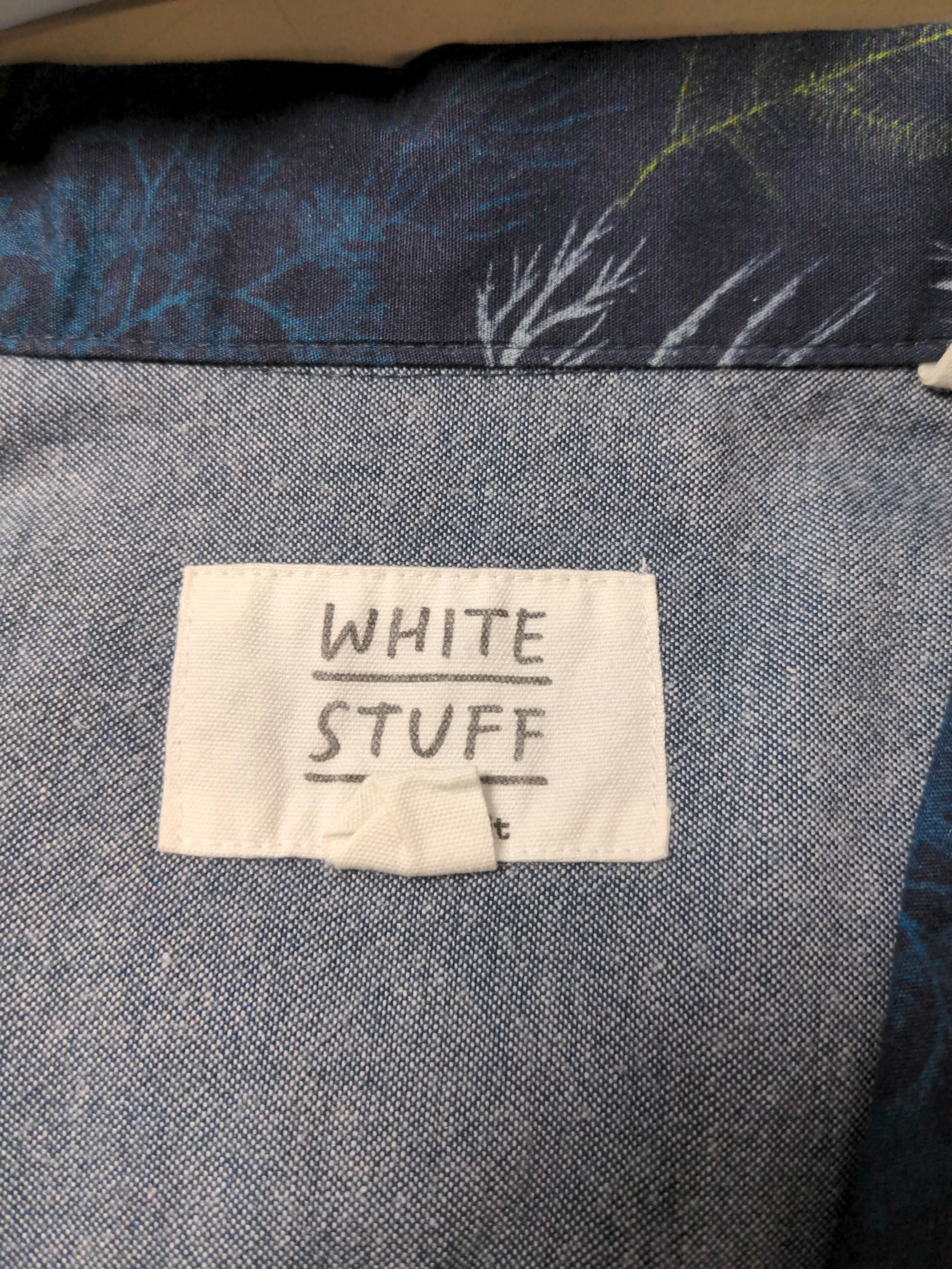 White Stuff Men's Shirt XL Blue 100% Cotton Basic - Image 5