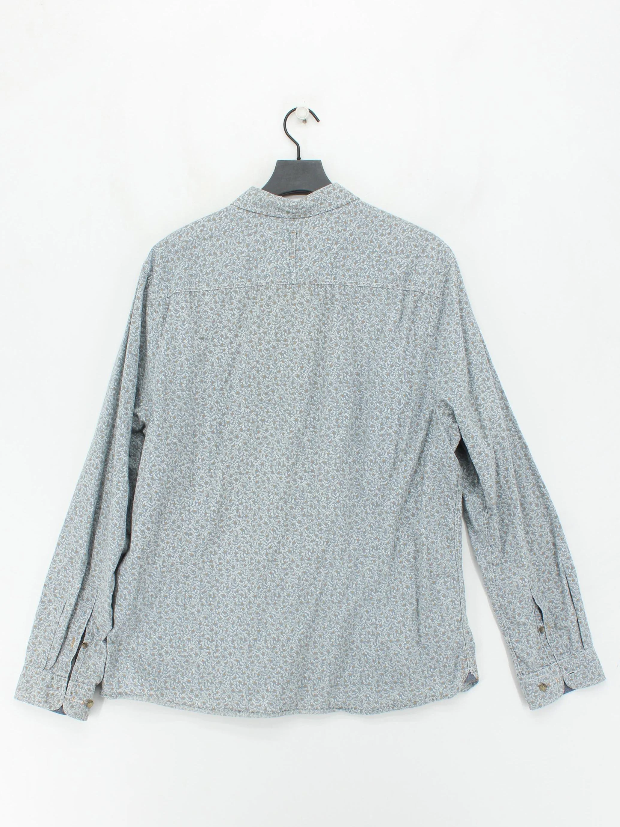White Stuff Men's Shirt XXL Blue Floral 100% Cotton Basic - Image 2
