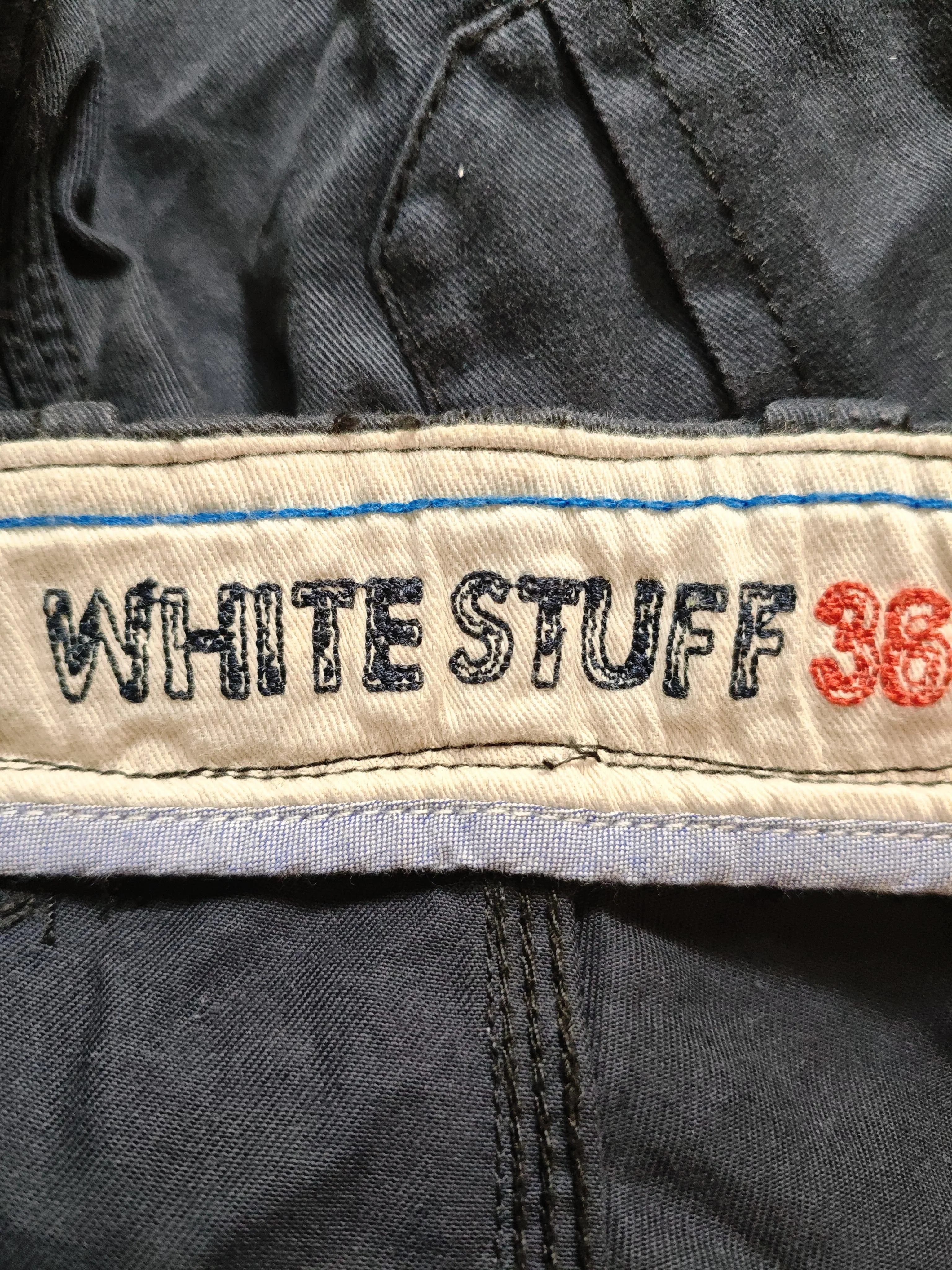 White Stuff Men's Shorts W 36 in Blue 100% Cotton Cargo - Image 6