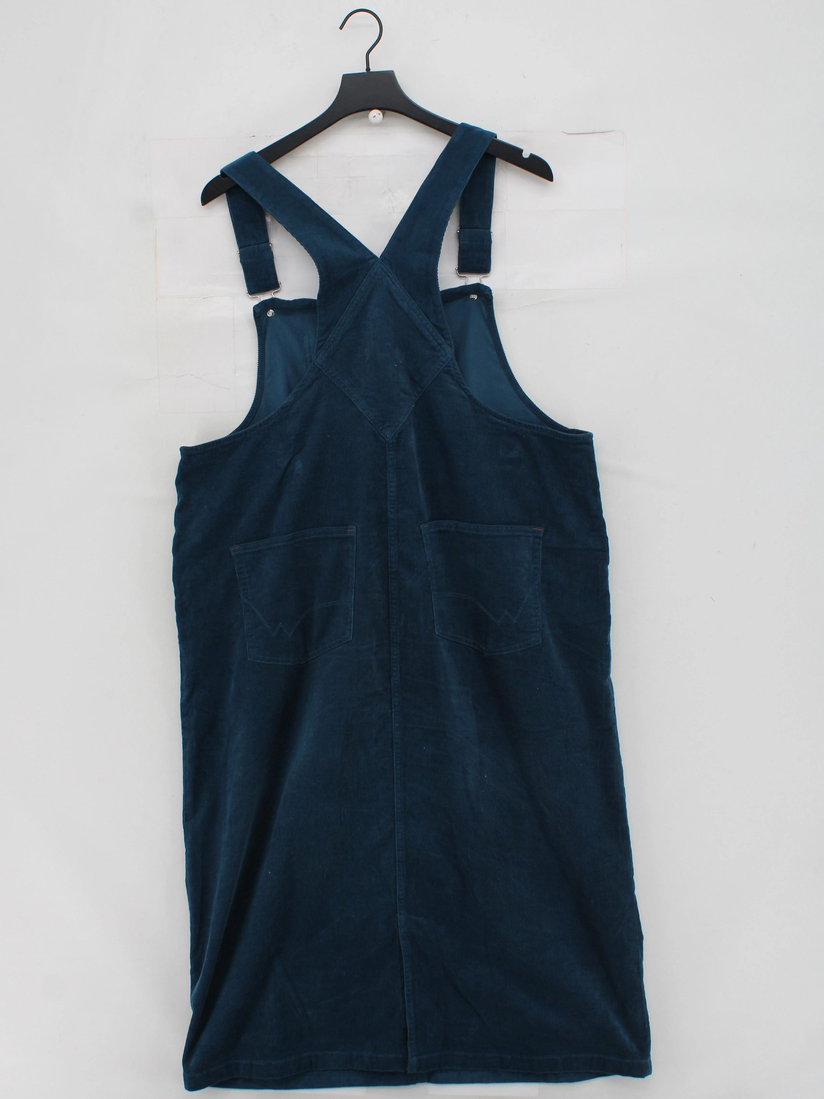 White Stuff Pinafore/Dungaree Midi Dress UK20 in Blue - Image 2