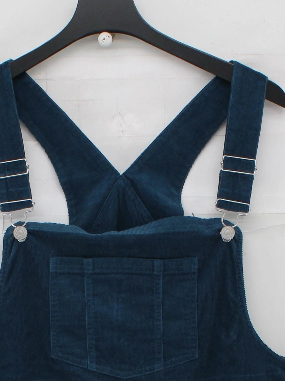 White Stuff Pinafore/Dungaree Midi Dress UK20 in Blue - Image 3