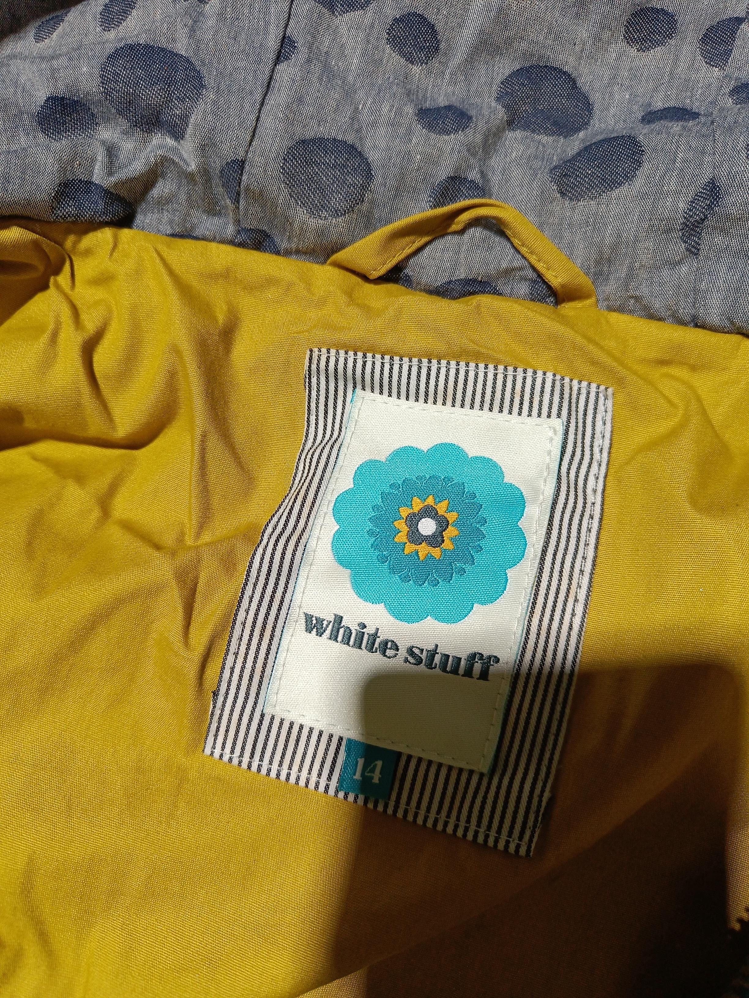 White Stuff Rain Coat jacket yellow - Image 6