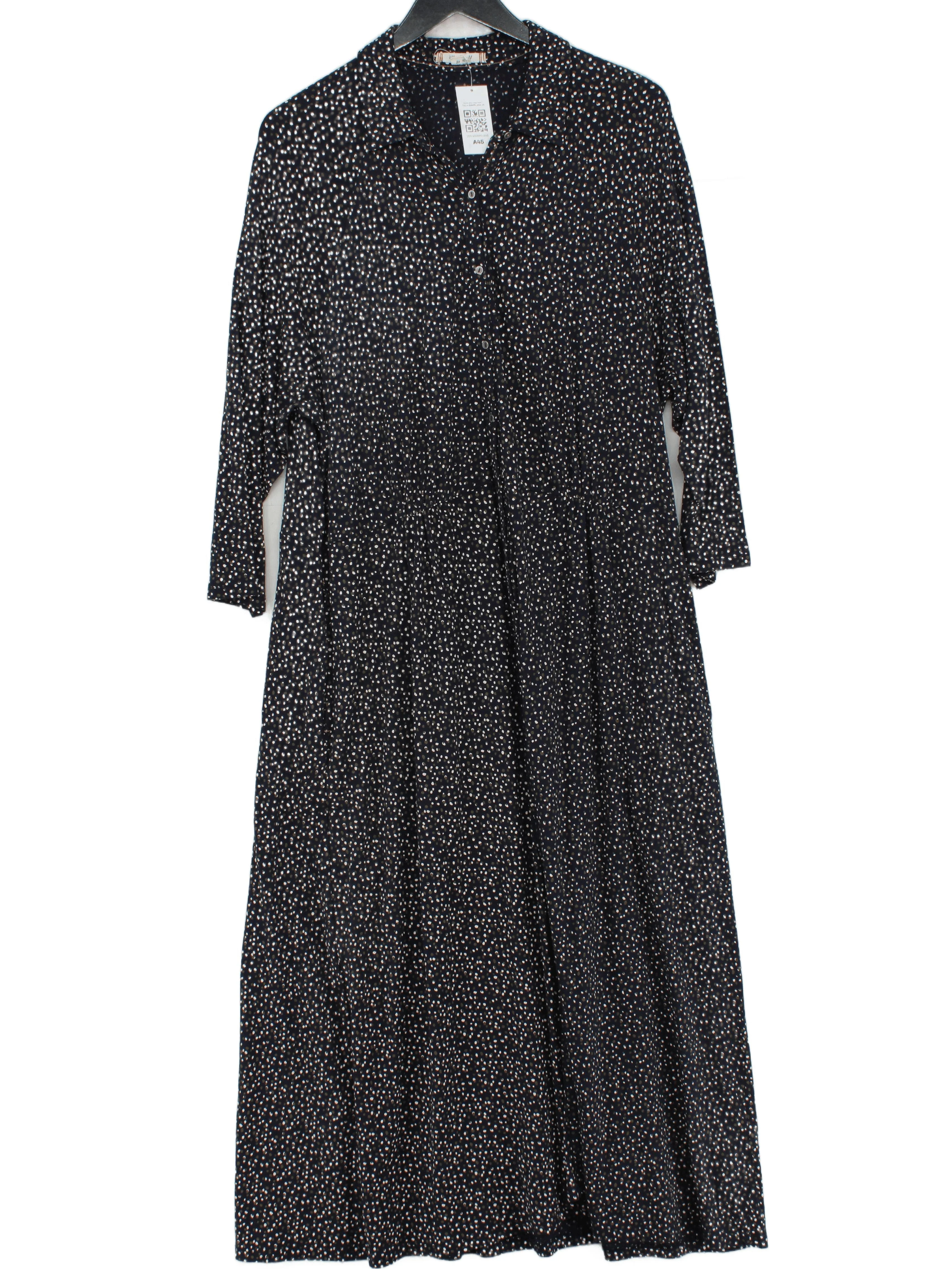White Stuff Shirt Maxi Dress UK20 in Blue