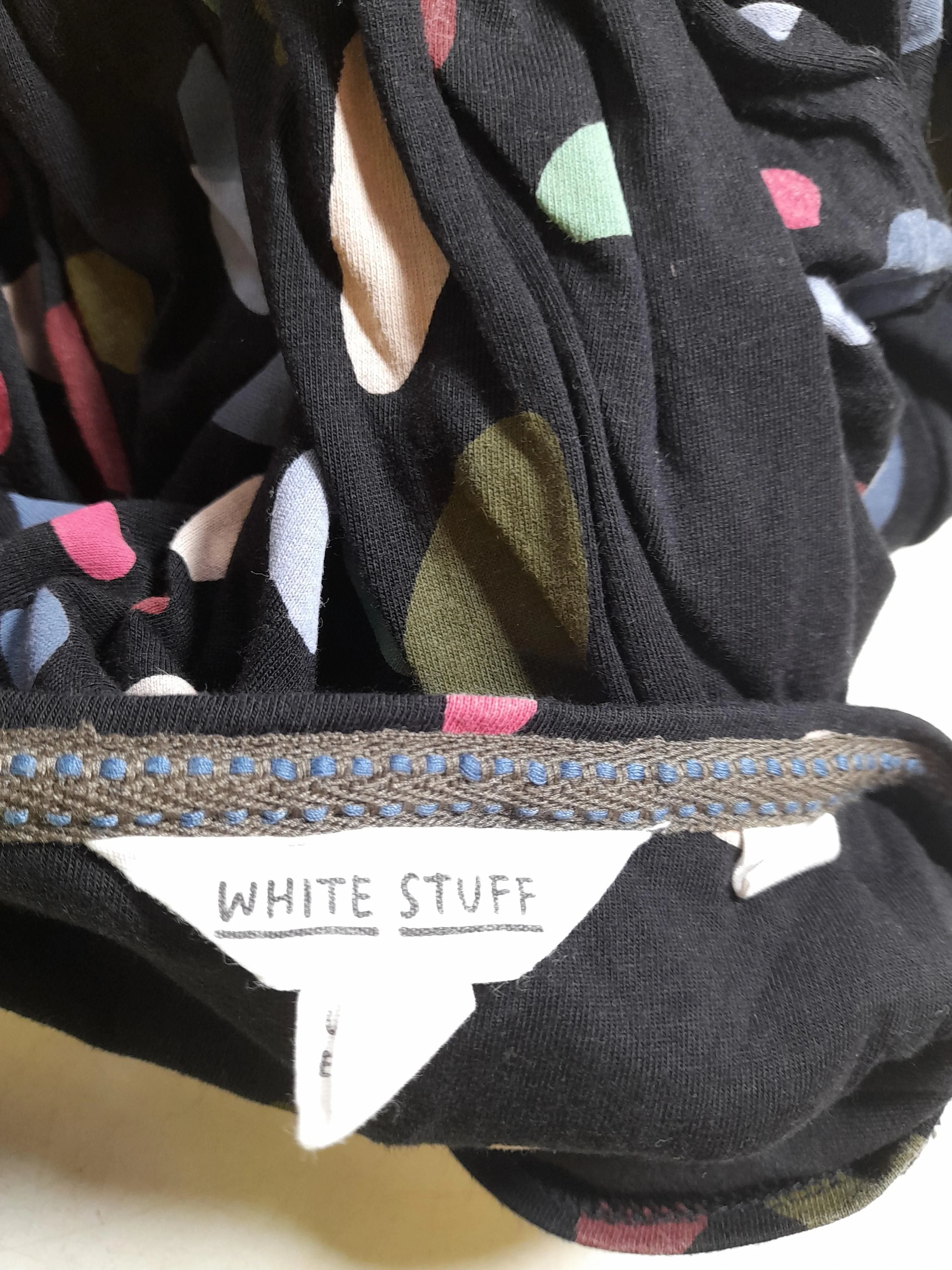 White Stuff Shirt Midi Dress M in Black - Image 5
