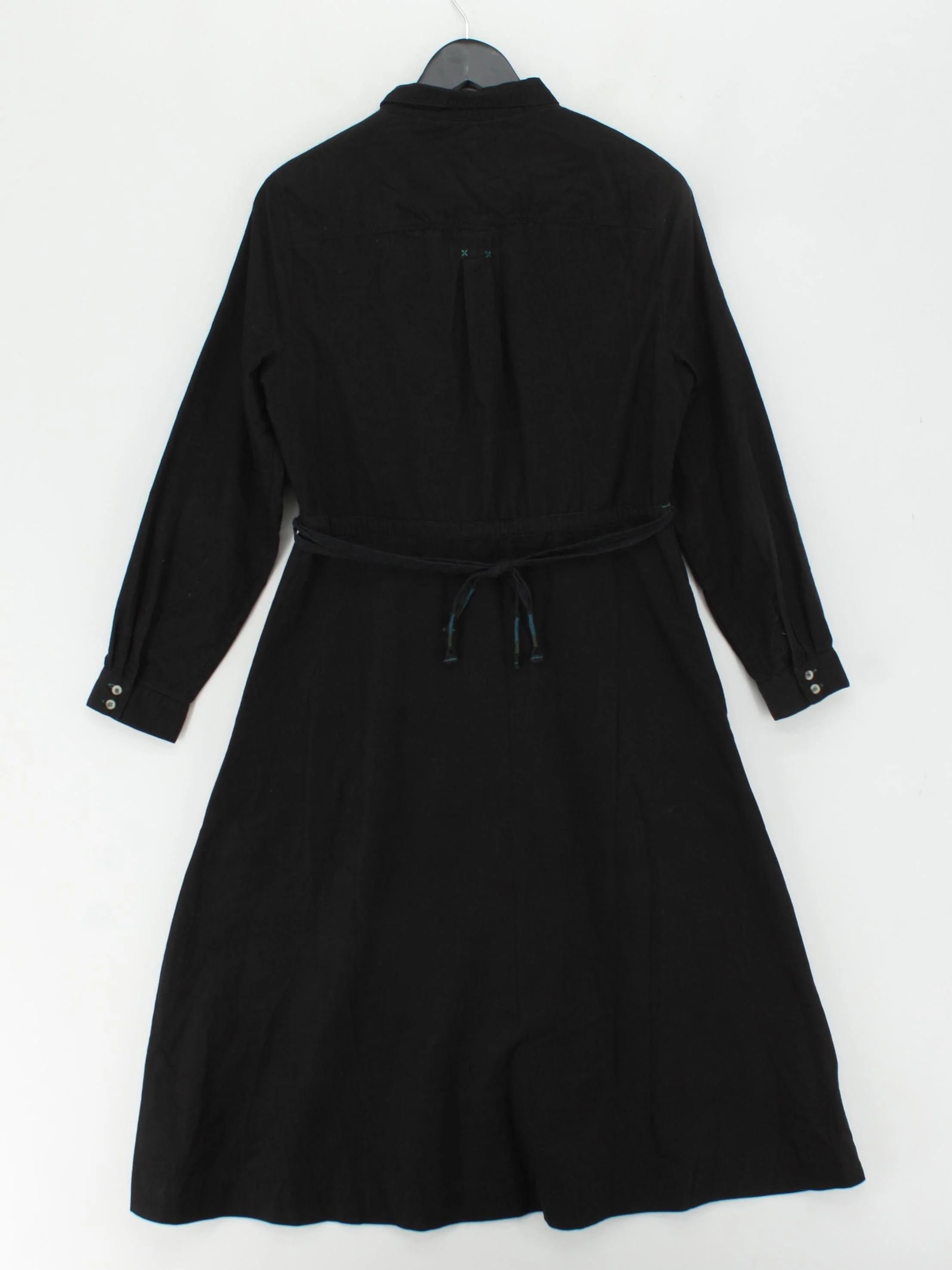 White Stuff Shirt Midi Dress UK10 in Black - Image 2