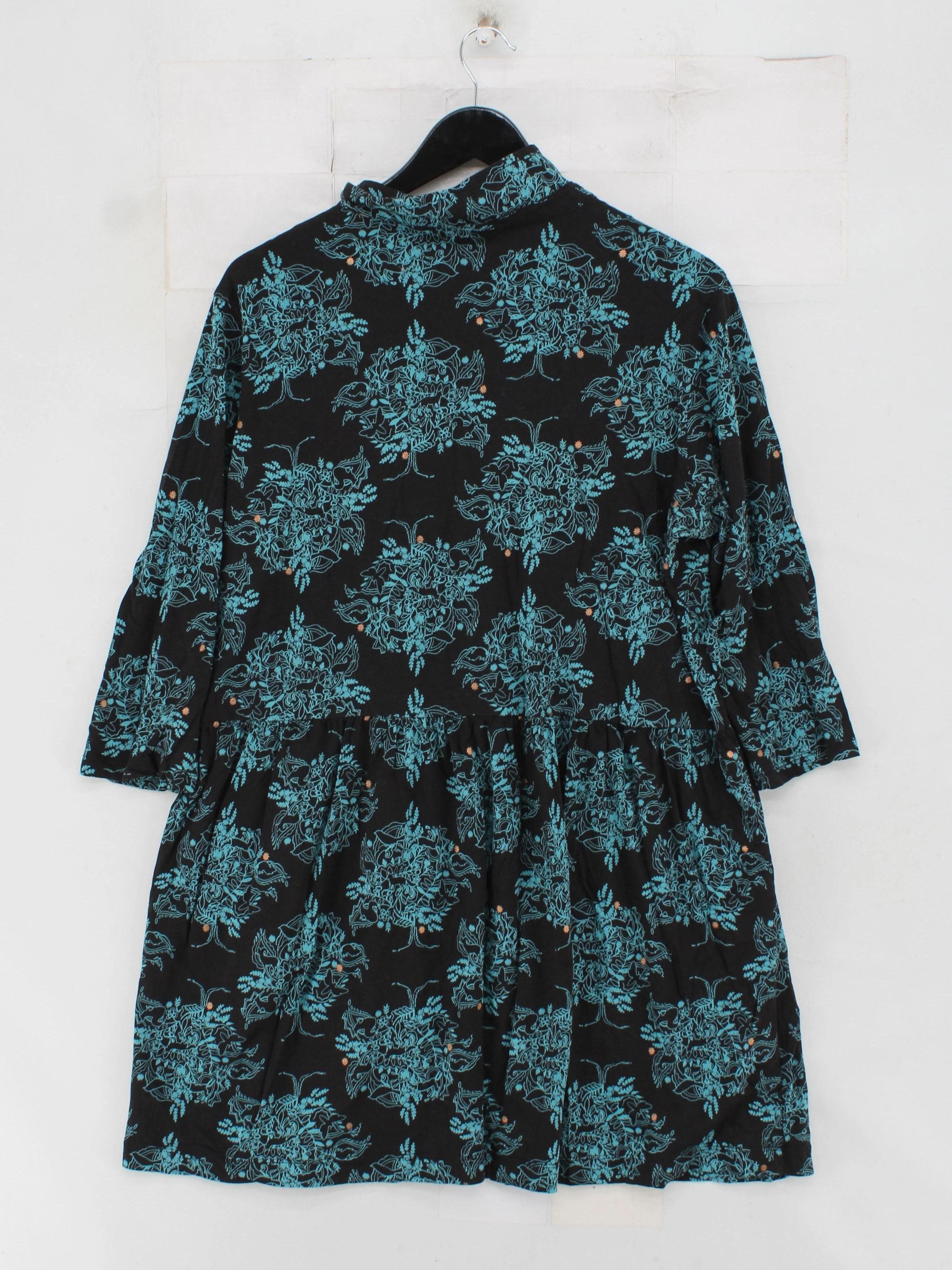 White Stuff Shirt Midi Dress UK10 in Black - Image 2