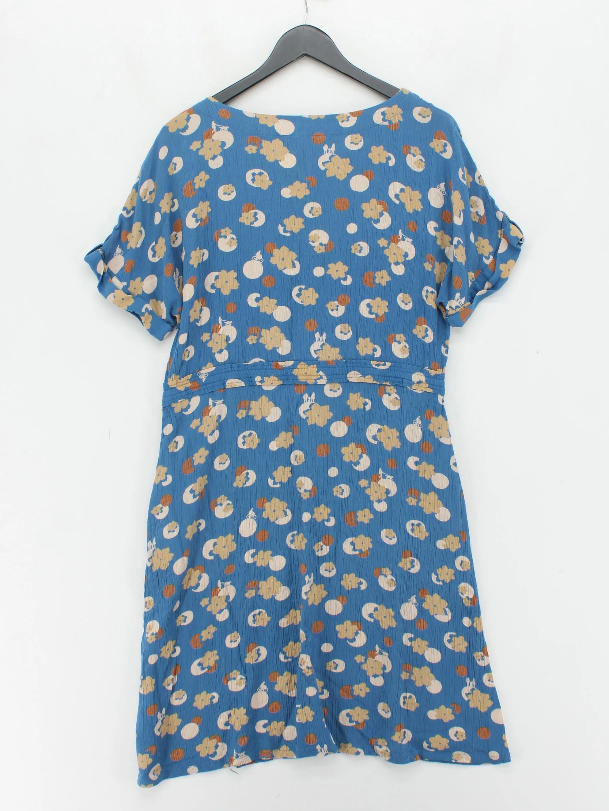 White Stuff Shirt Midi Dress UK12 in Blue - Image 2