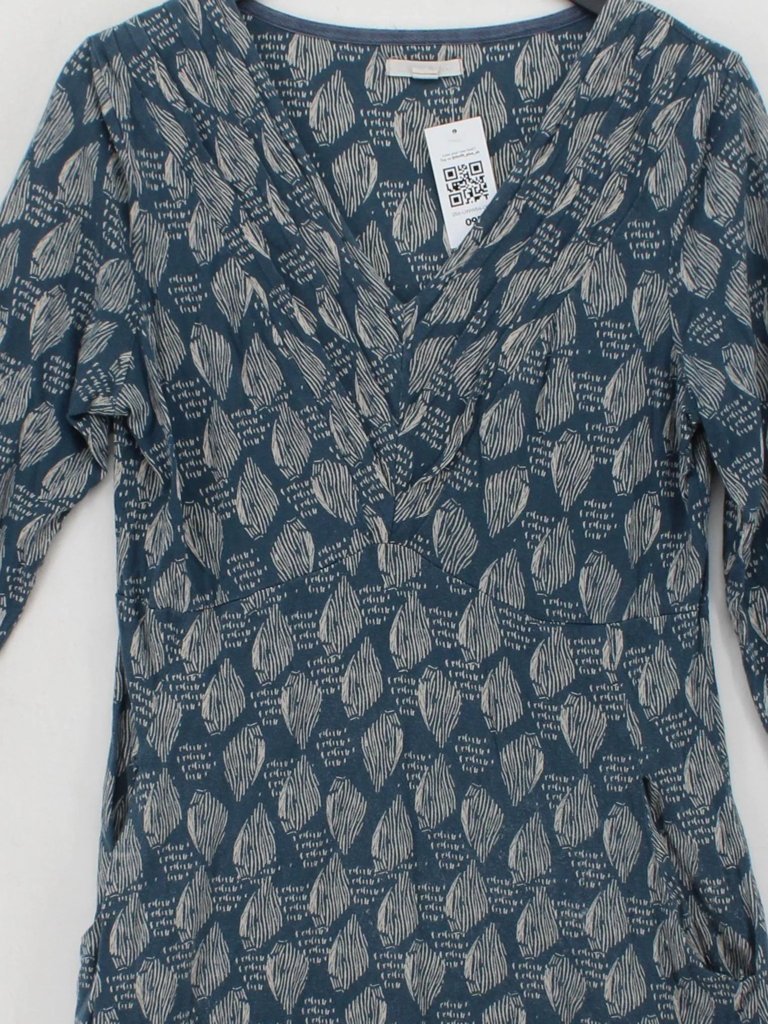 White Stuff Shirt Midi Dress UK12 in Blue - Image 3