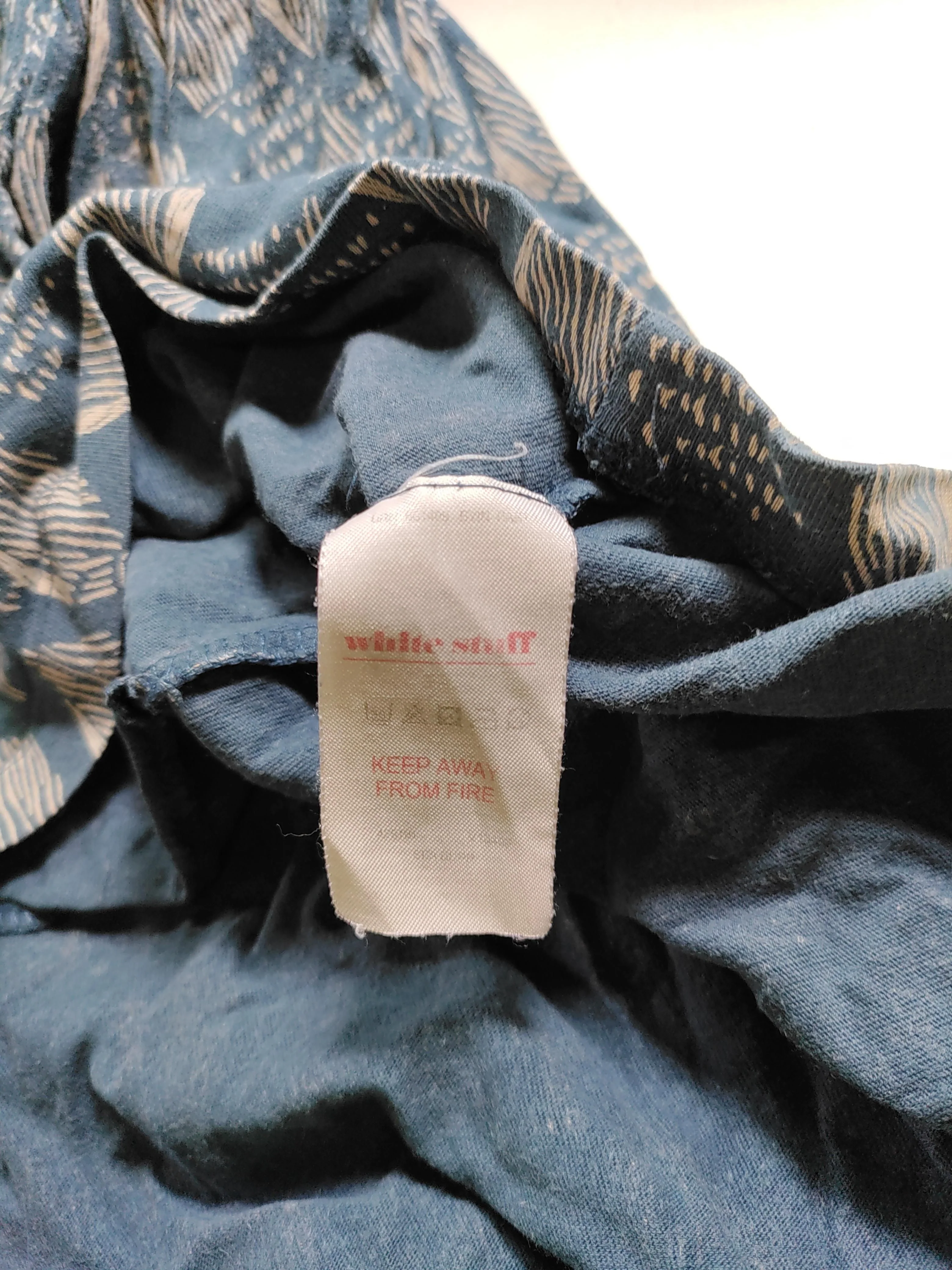 White Stuff Shirt Midi Dress UK12 in Blue - Image 6