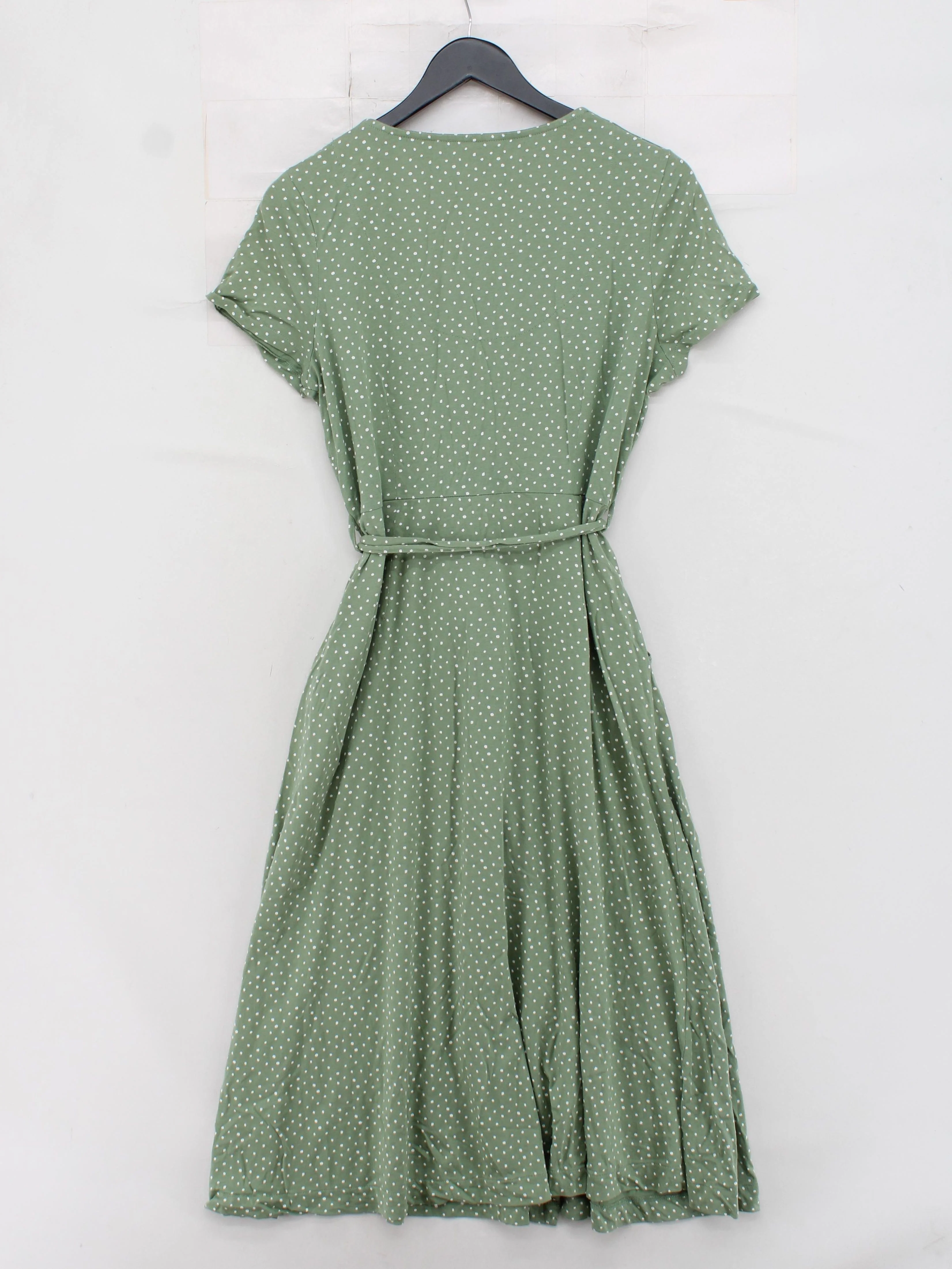 White Stuff Shirt Midi Dress UK12 in Green - Image 2